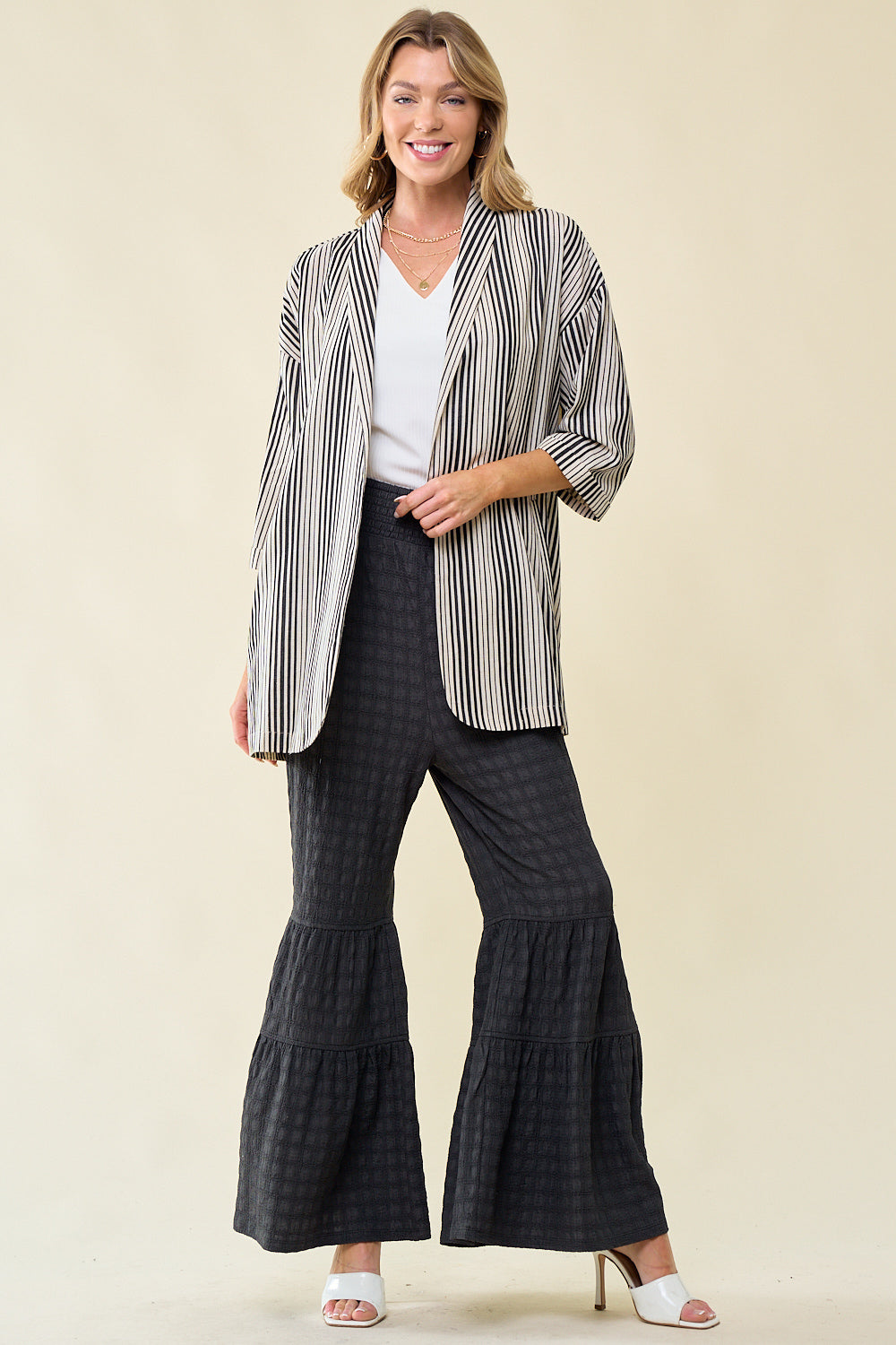Linen Stripe Jacket