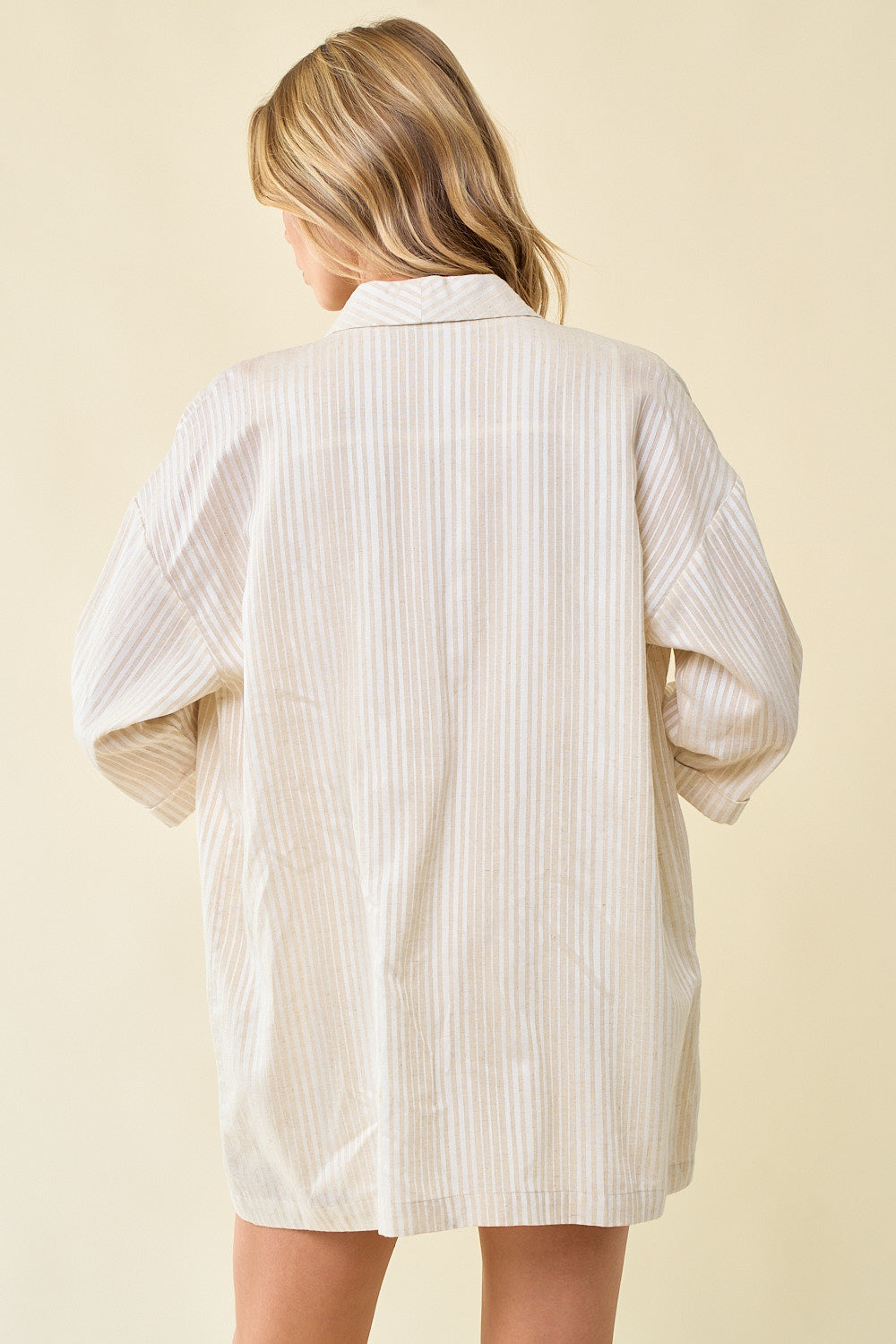 Linen Stripe Jacket