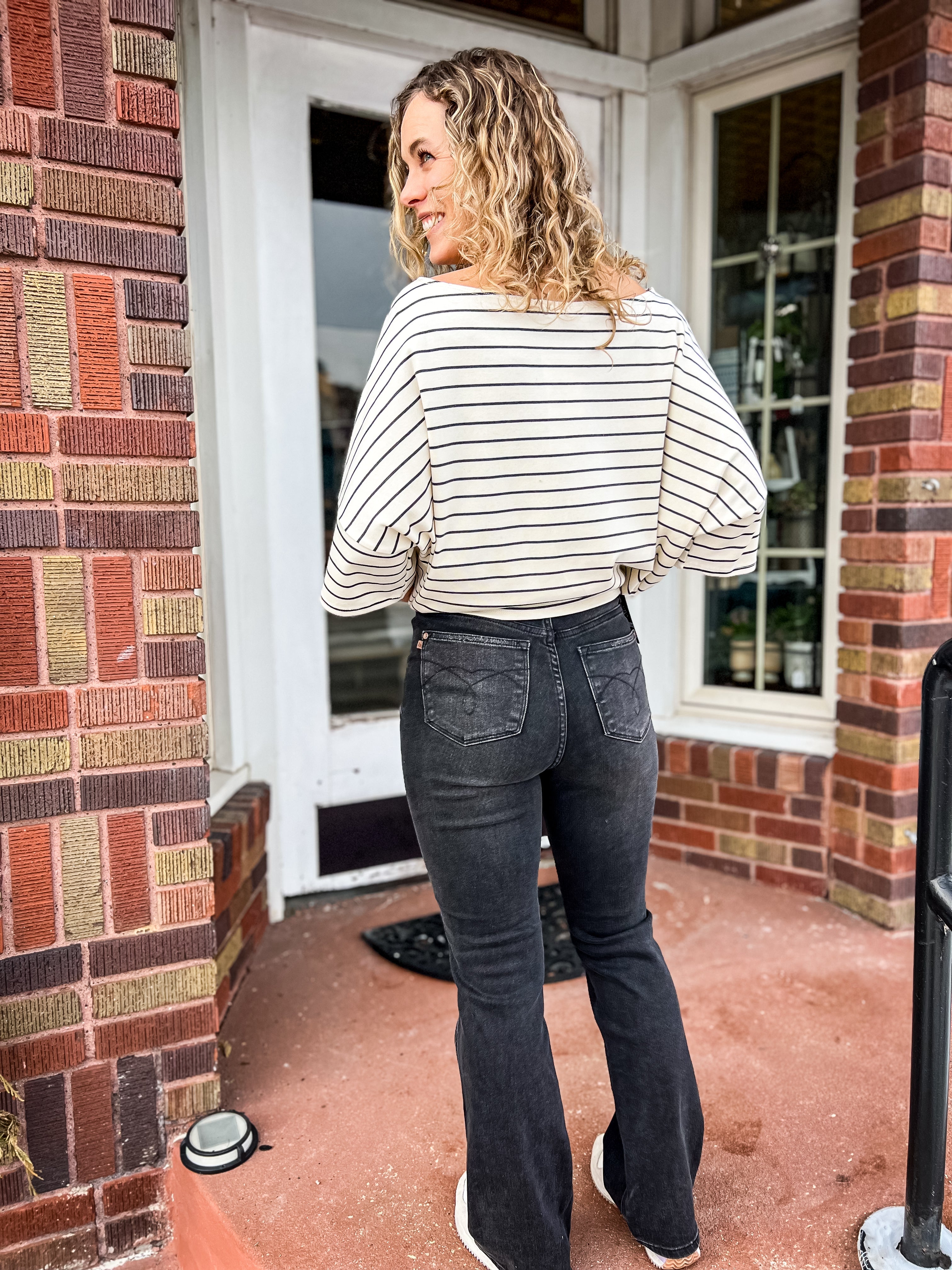 Shelly Black Tummy Control Judy Blue Jeans