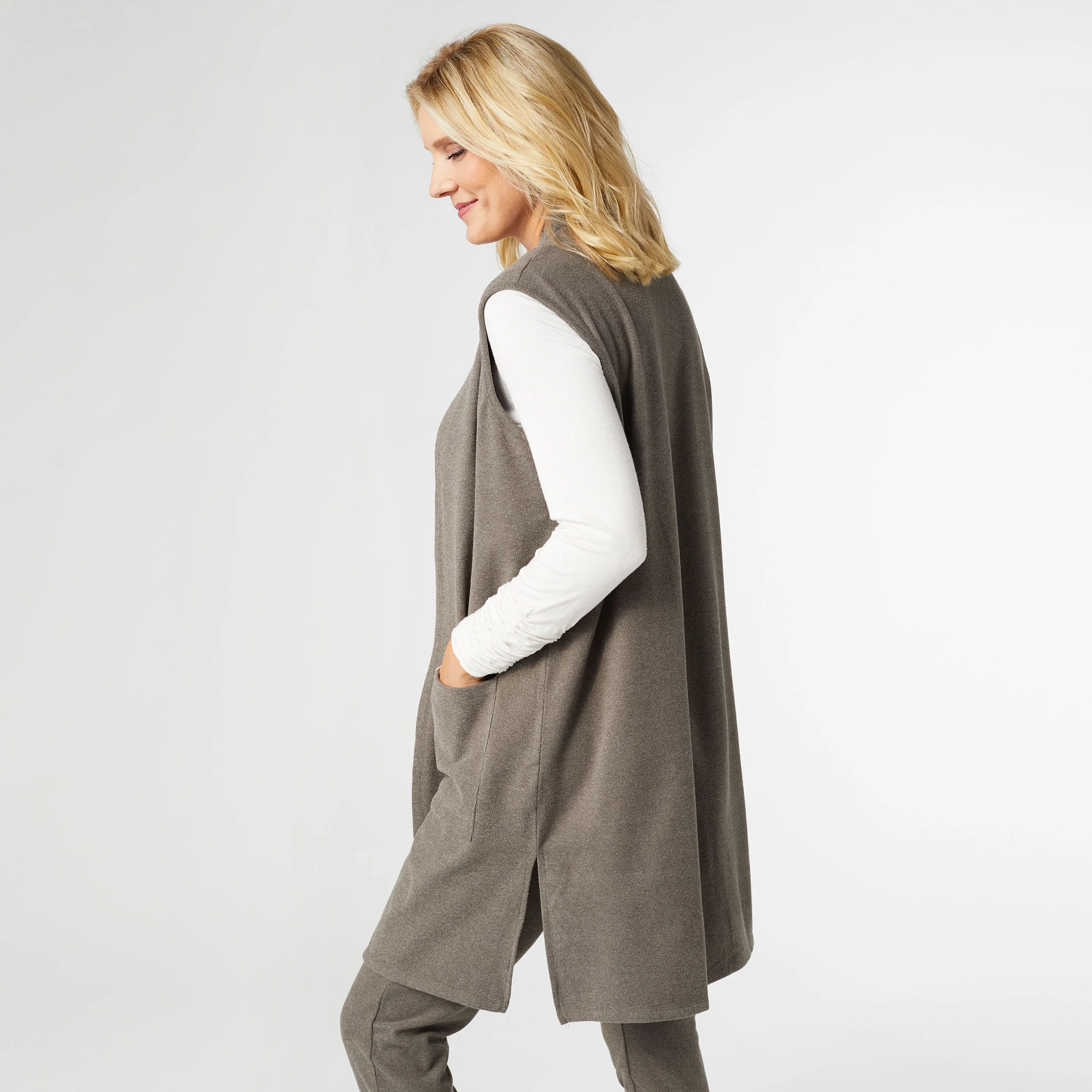 Weekend Brushed Pocket Vest