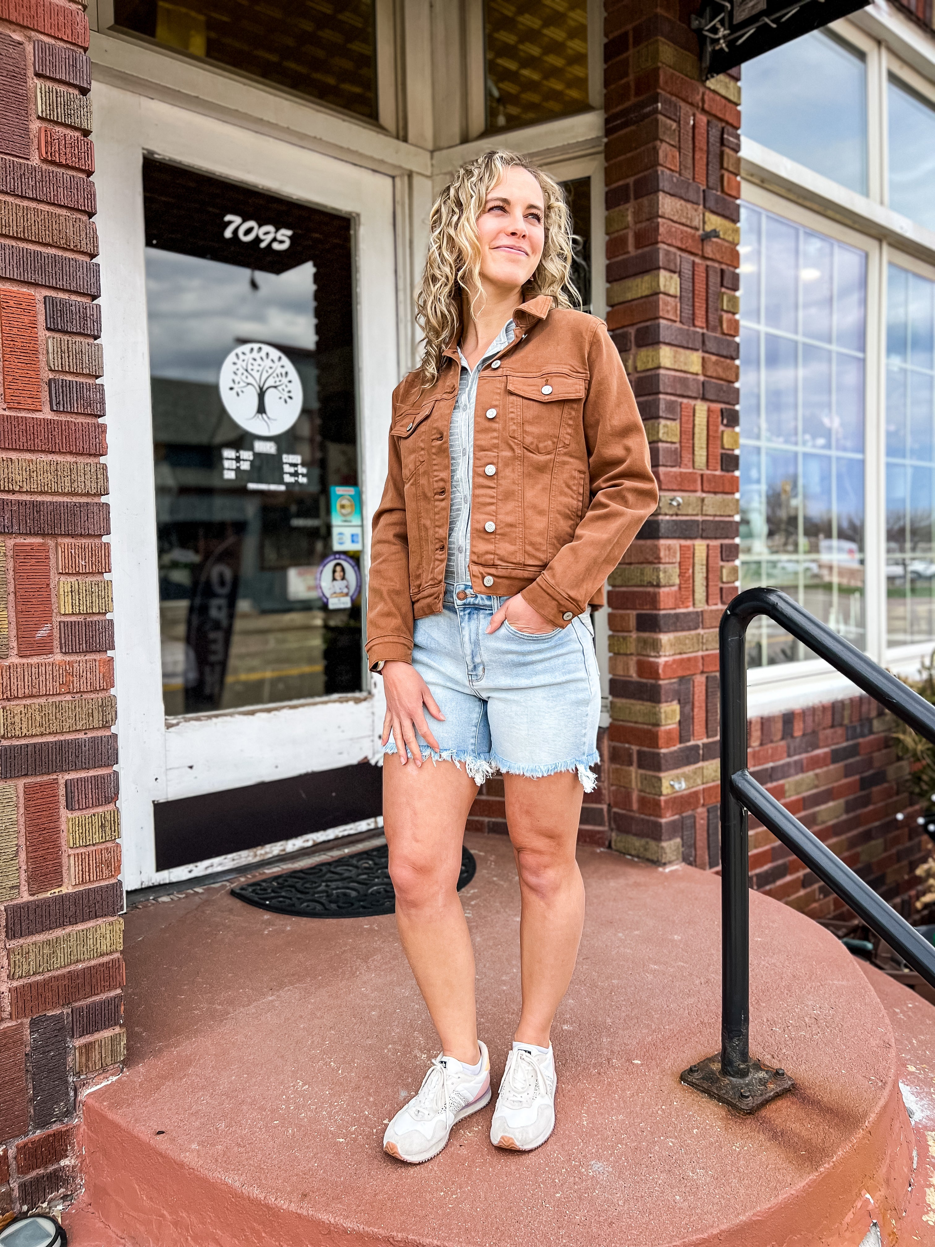 Judy Blue Camel Denim Jacket