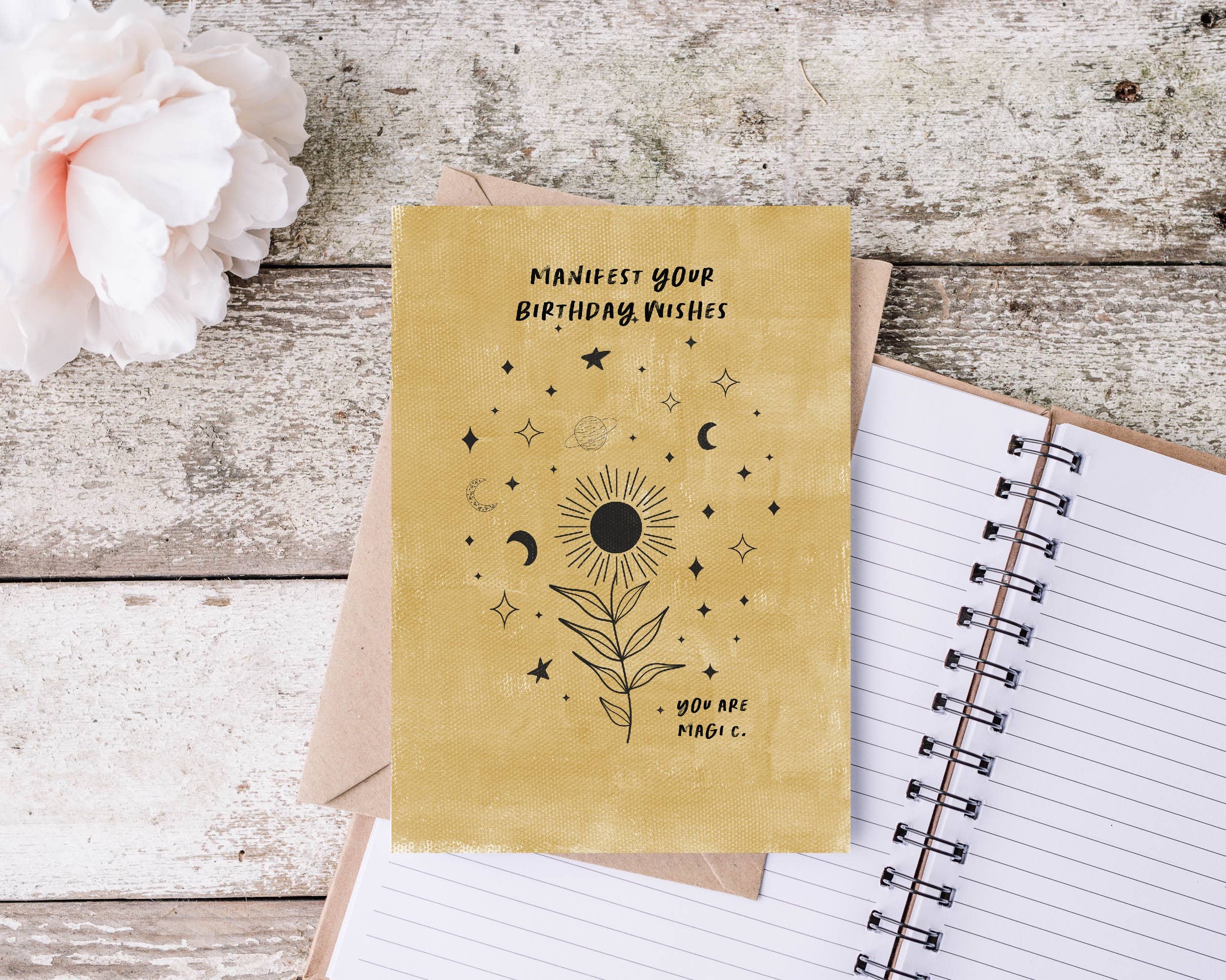 Manifest Your Birthday Wishes Birthday Card