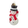 4.5" Snowman Blow Mold Ornament