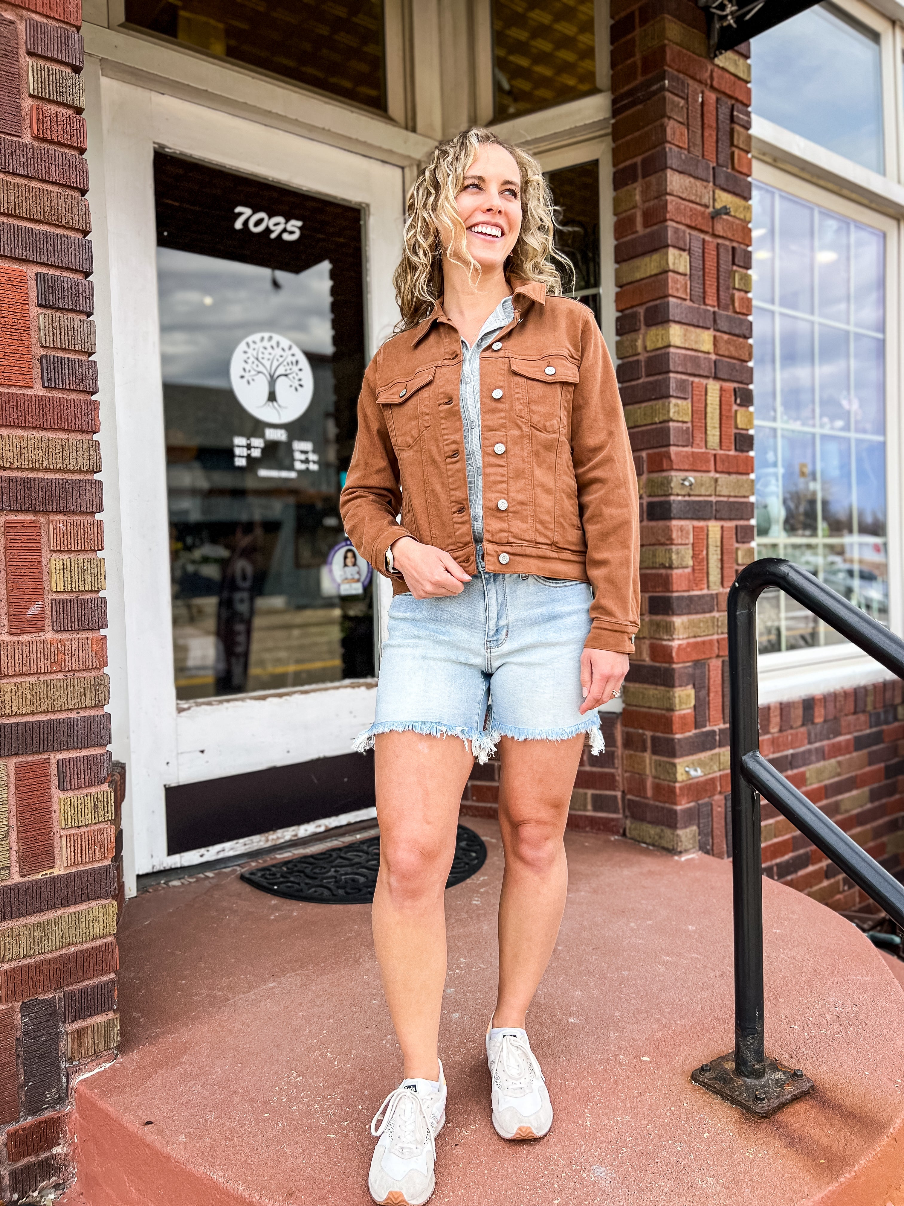 Judy Blue Camel Denim Jacket