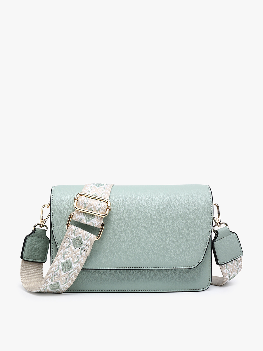 Noah Flapover Crossbody w/ Guitar Strap