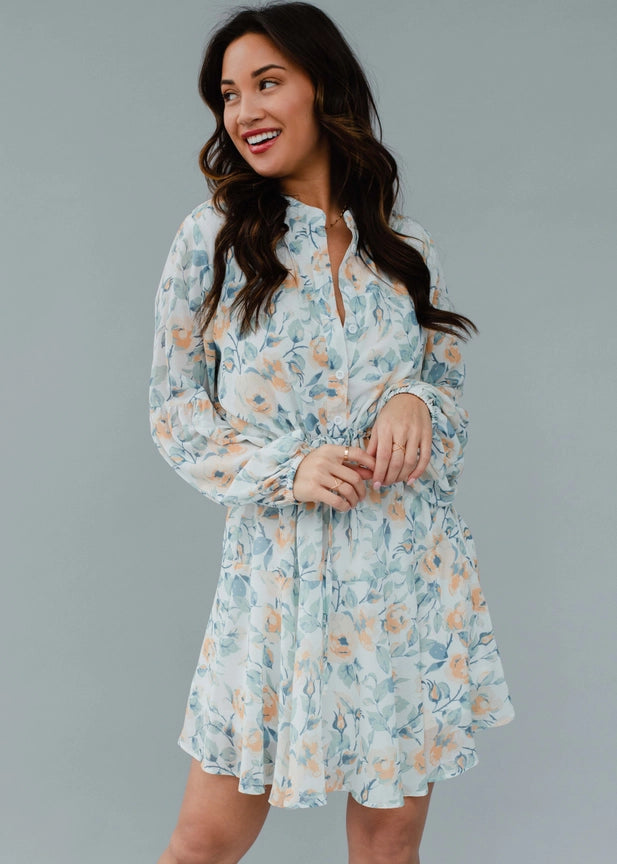 Panache White Floral Dress