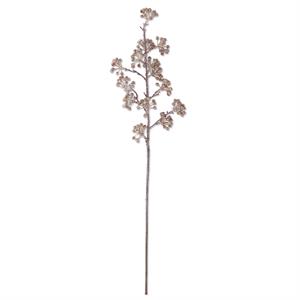 Glittered Berry Spray Stem
