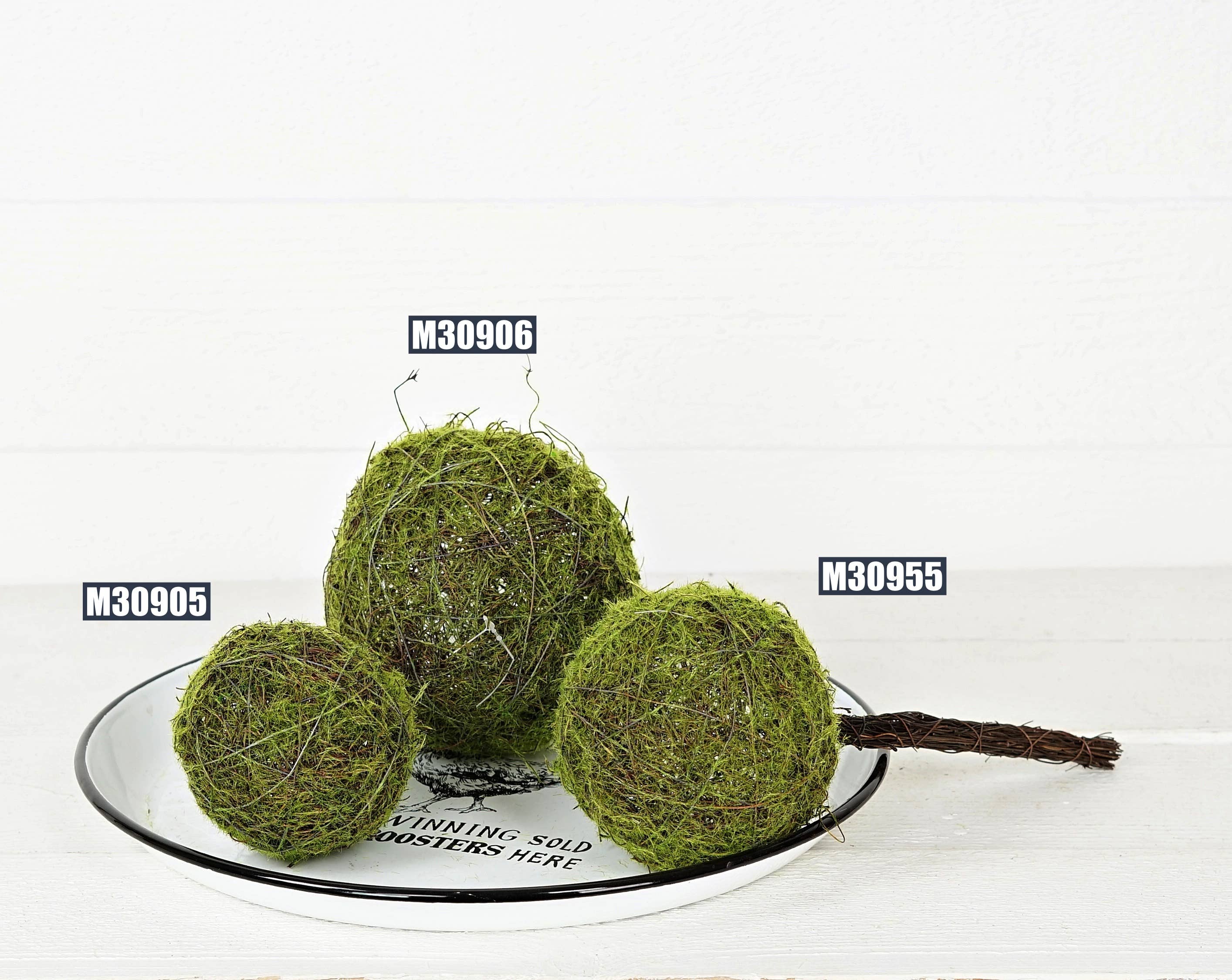 6in Mossy Twig Ball