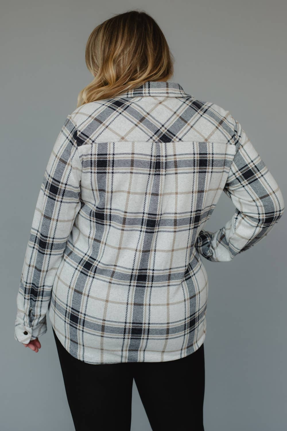 Black, Light Gray & Brown Super Soft Flannel