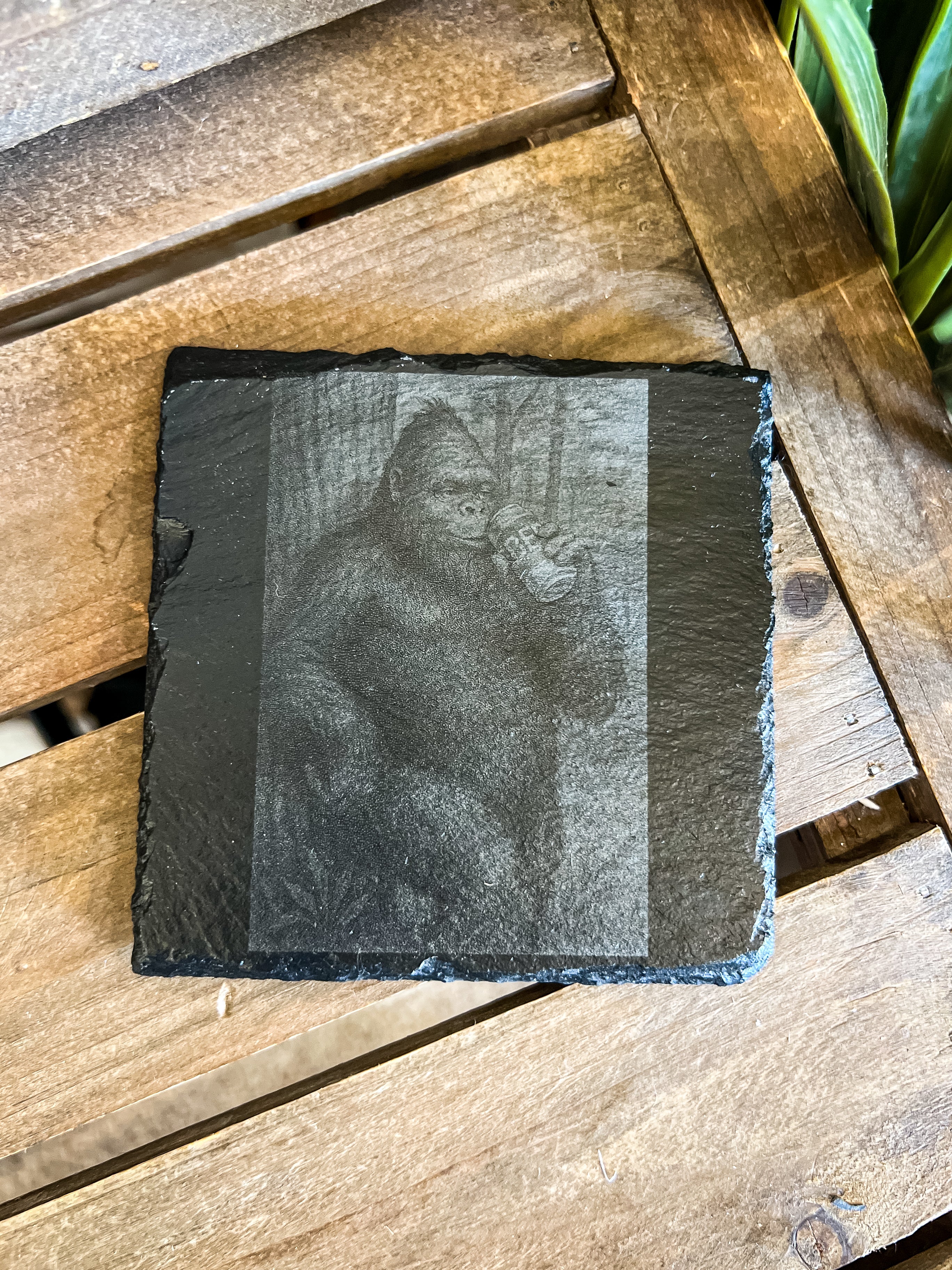 Bigfoot Engraved Coaster