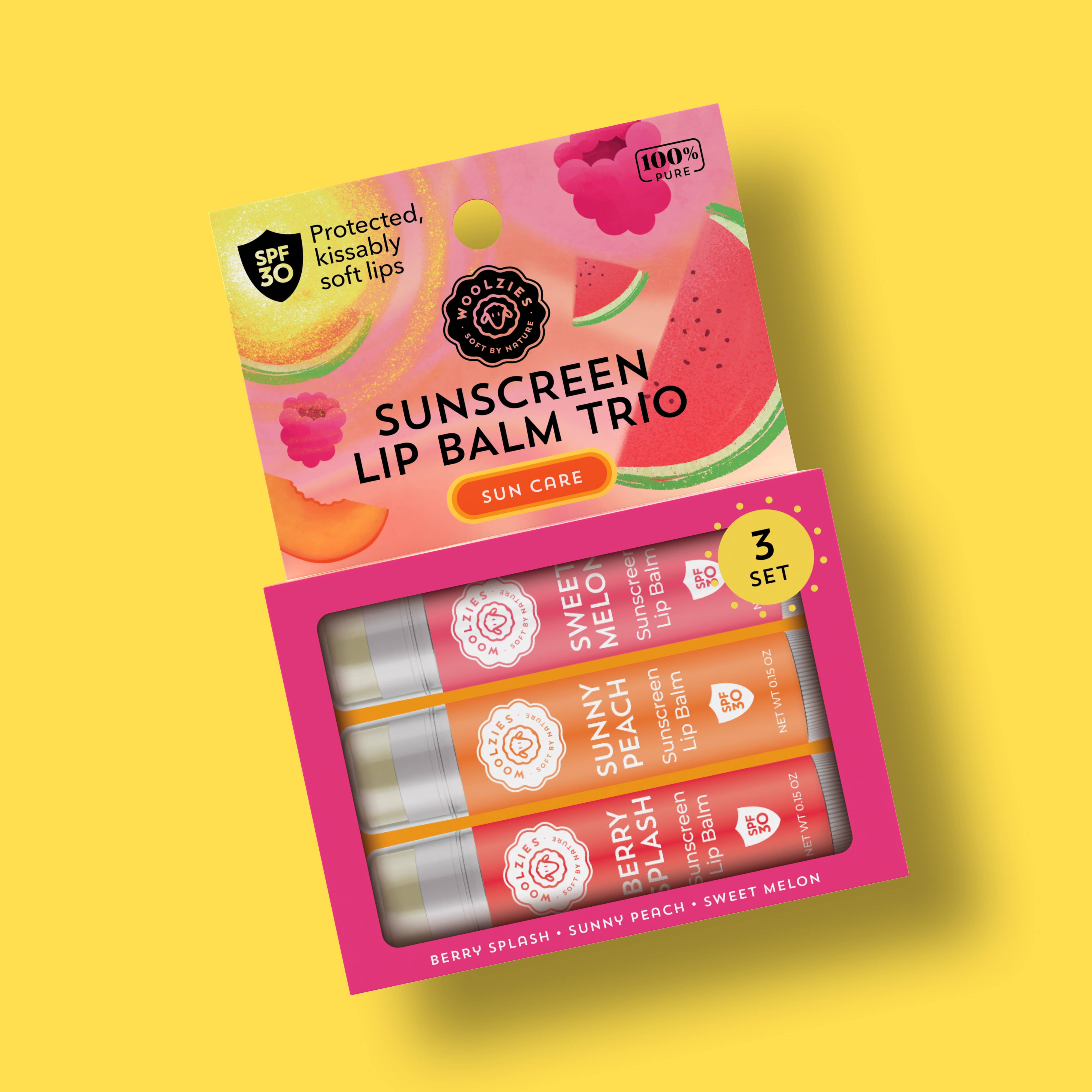 SPF Sunscreen Lip Balm Summer Trio