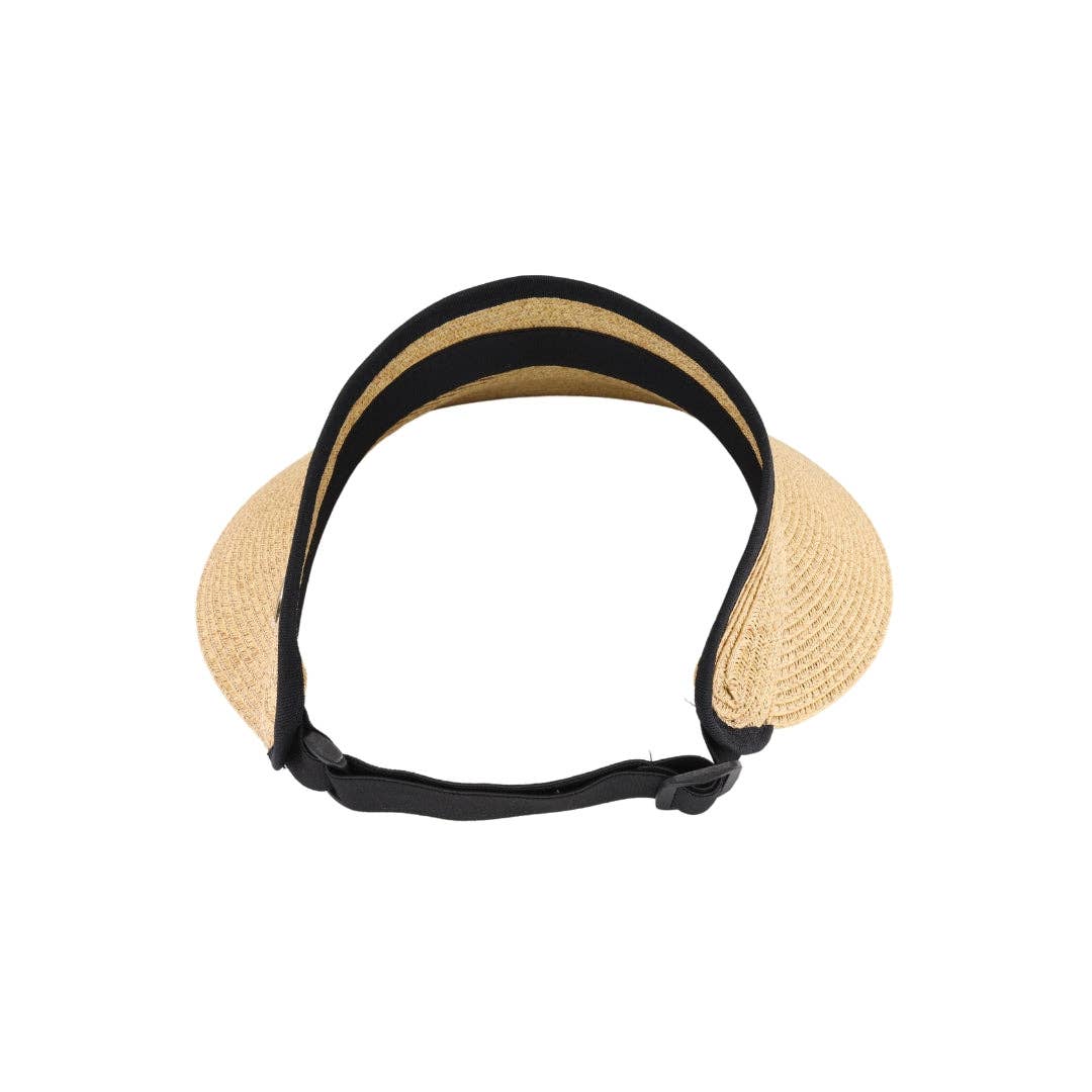Adjustable Straw C.C Sun Visor