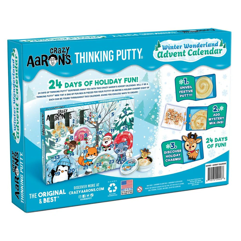Winter Wonderlad Advent Calendar Aarons Thinking Putty