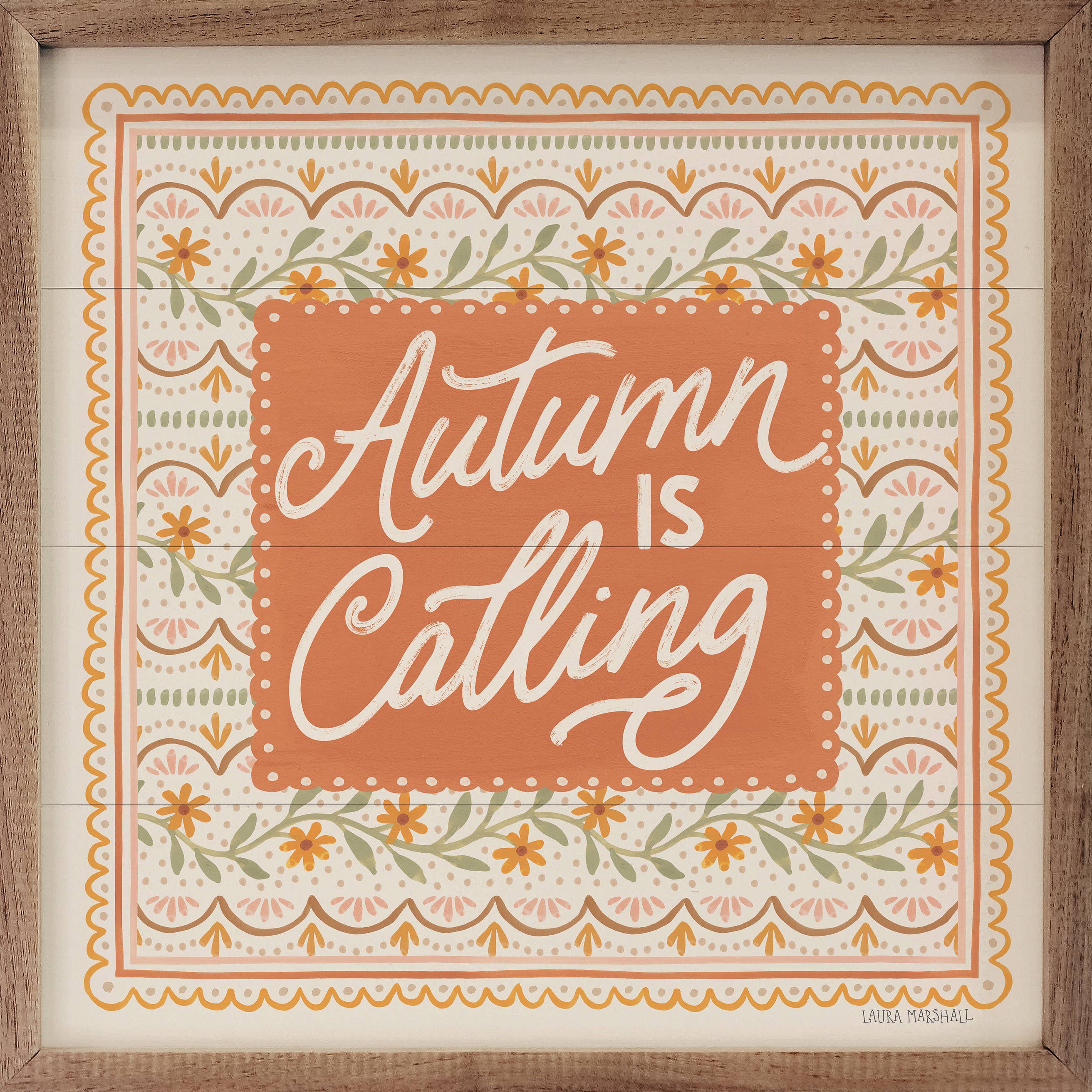 Blooming Autumn Is Calling Sign
