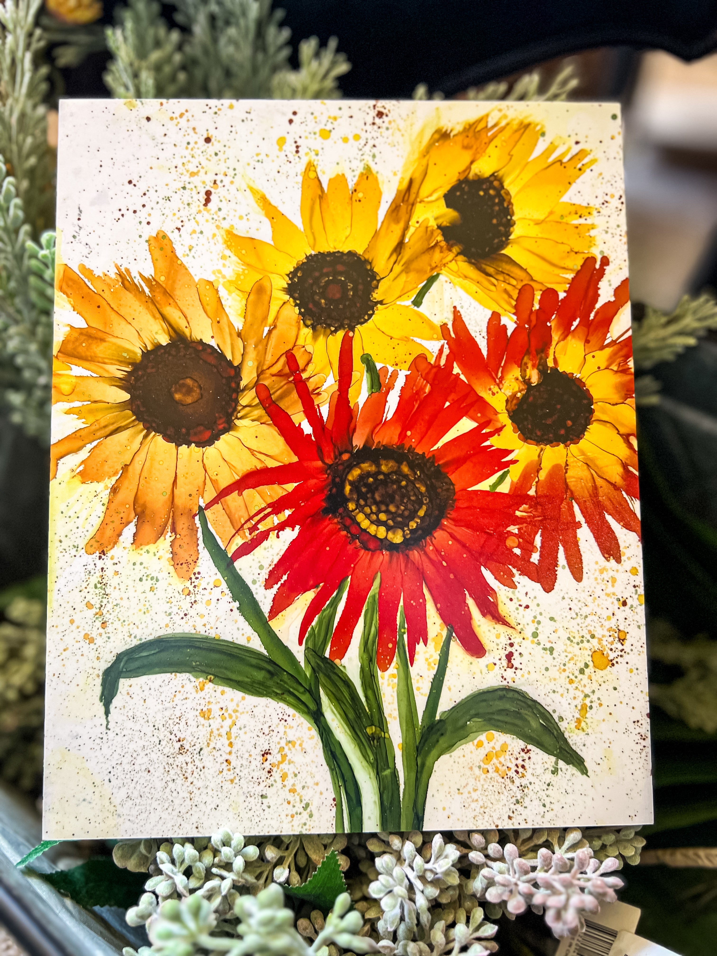 Hello Sunshine Mounted Painting