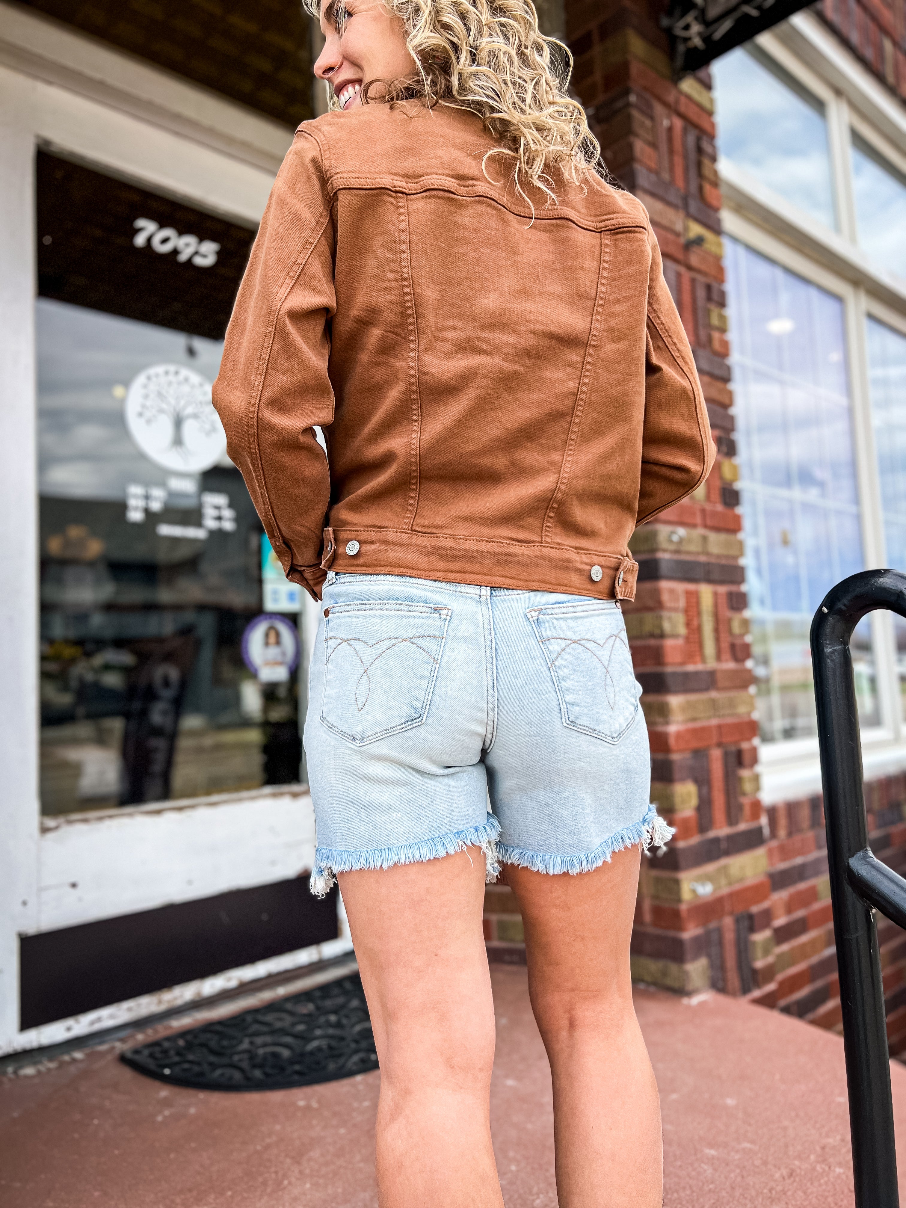 Judy Blue Camel Denim Jacket