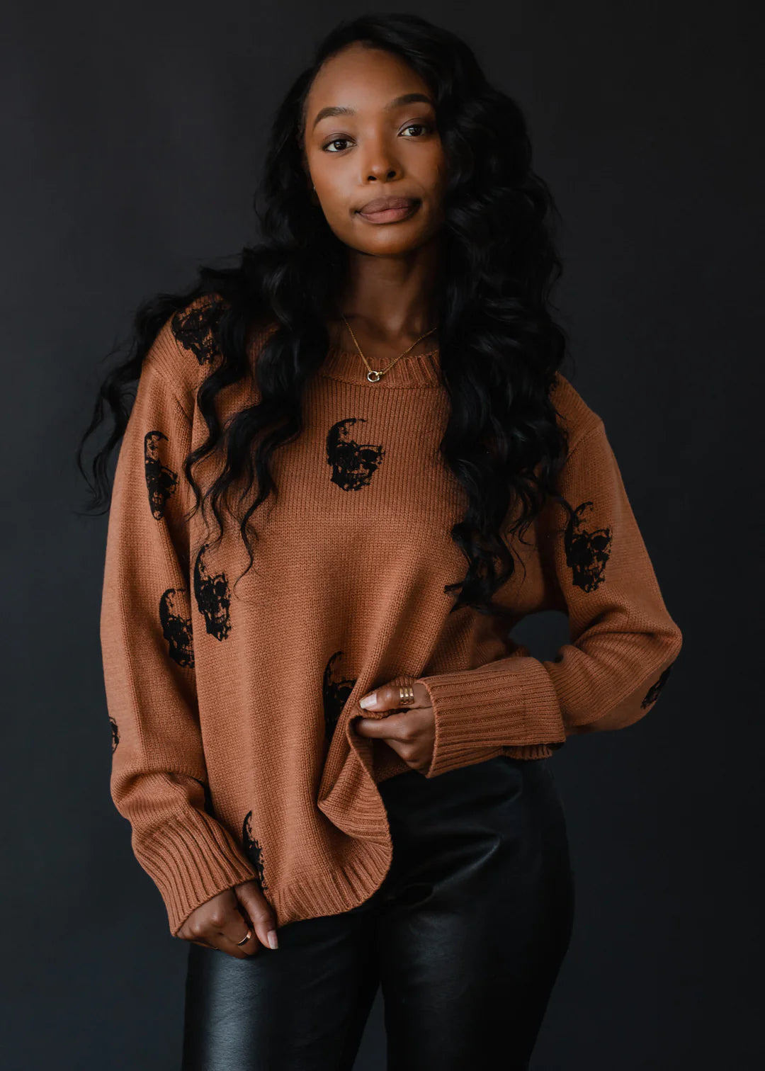 Salem Skull Sweater