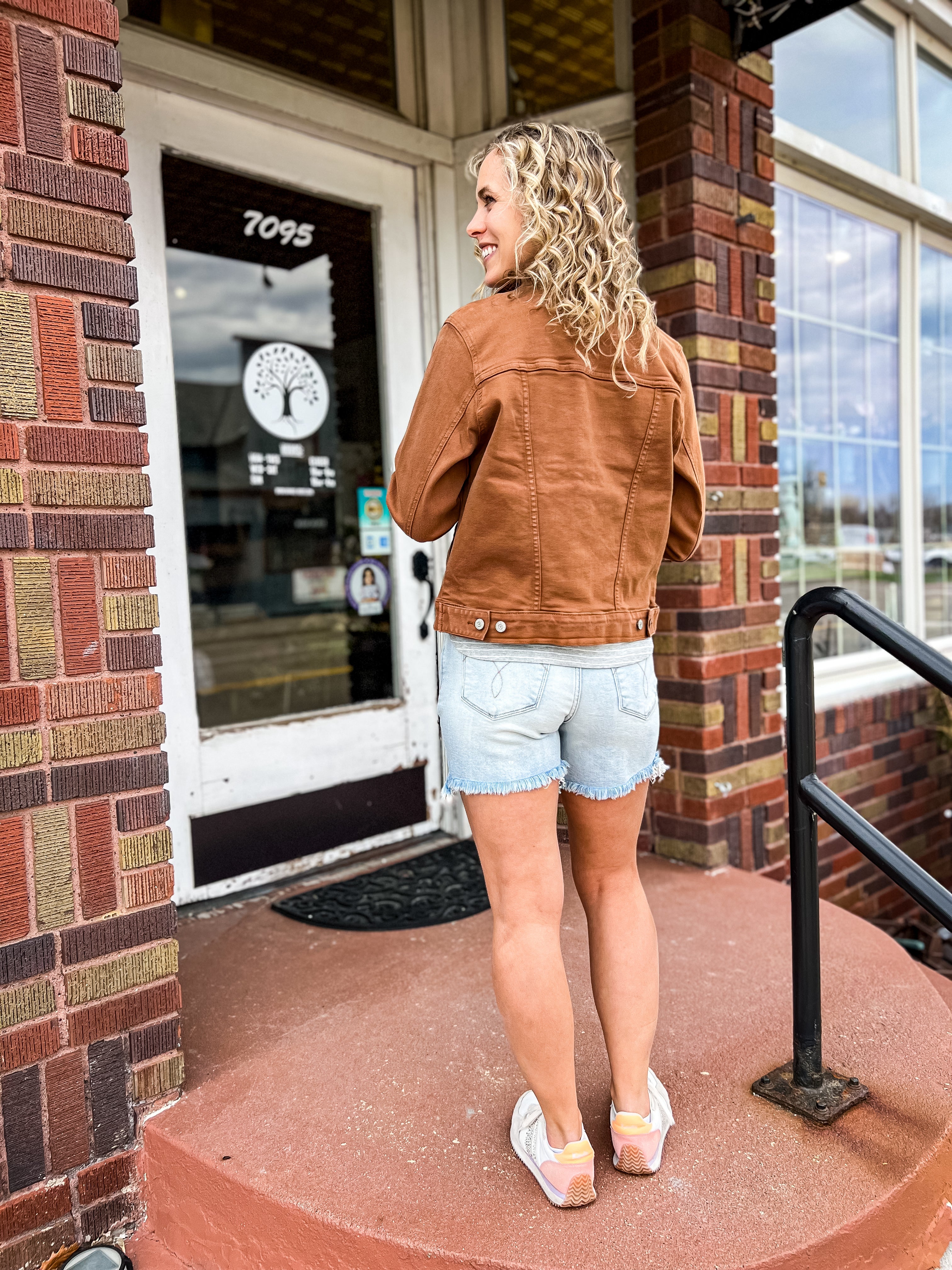 Judy Blue Camel Denim Jacket
