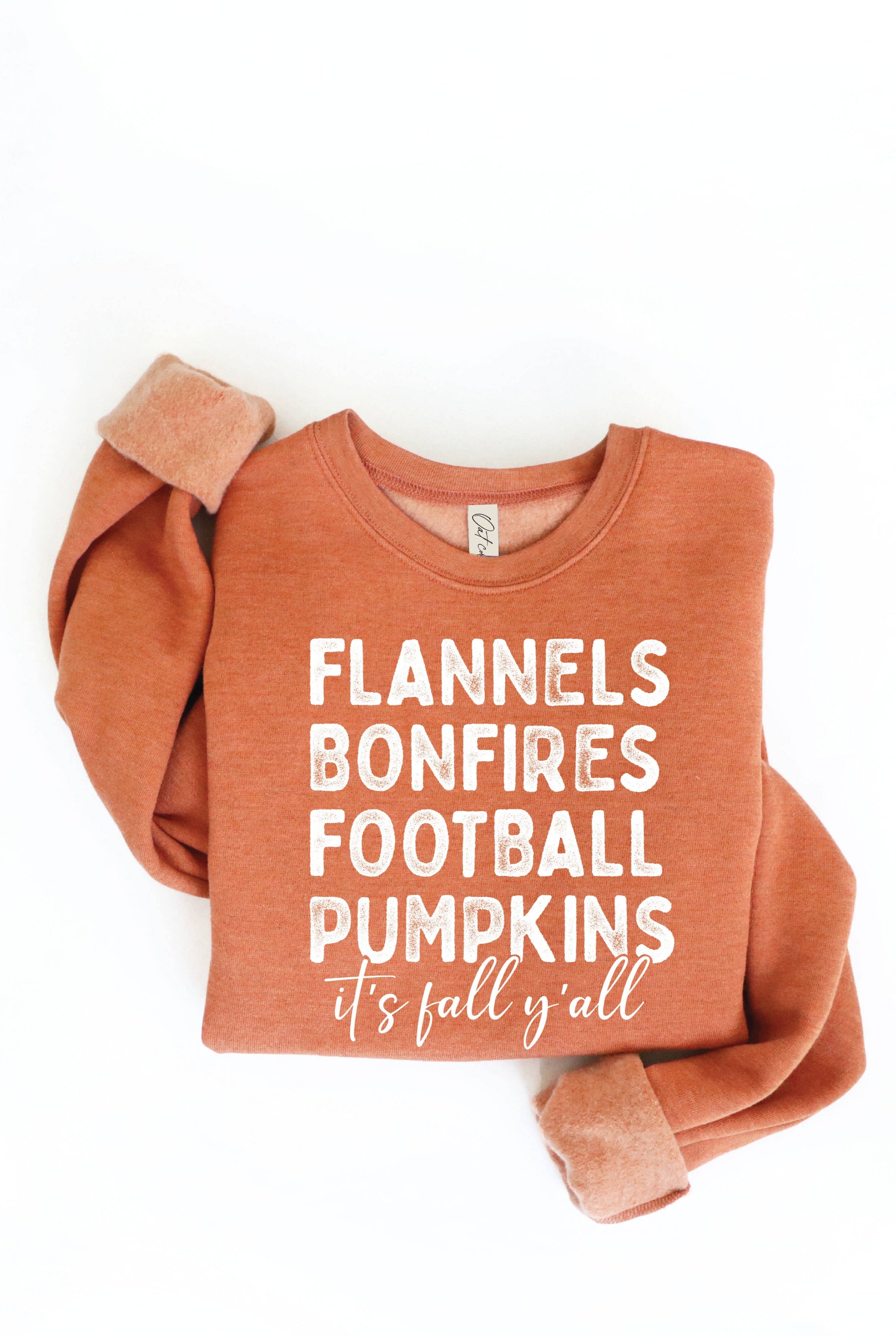 Flannels & Bonfires Crewneck Sweatshirt