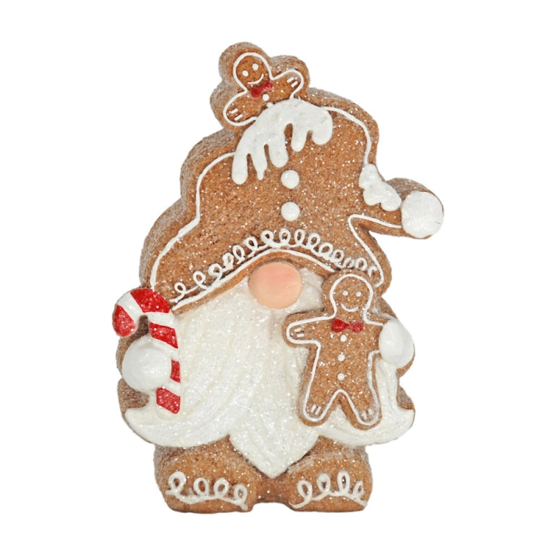 Glittered Gingerbread Gnome