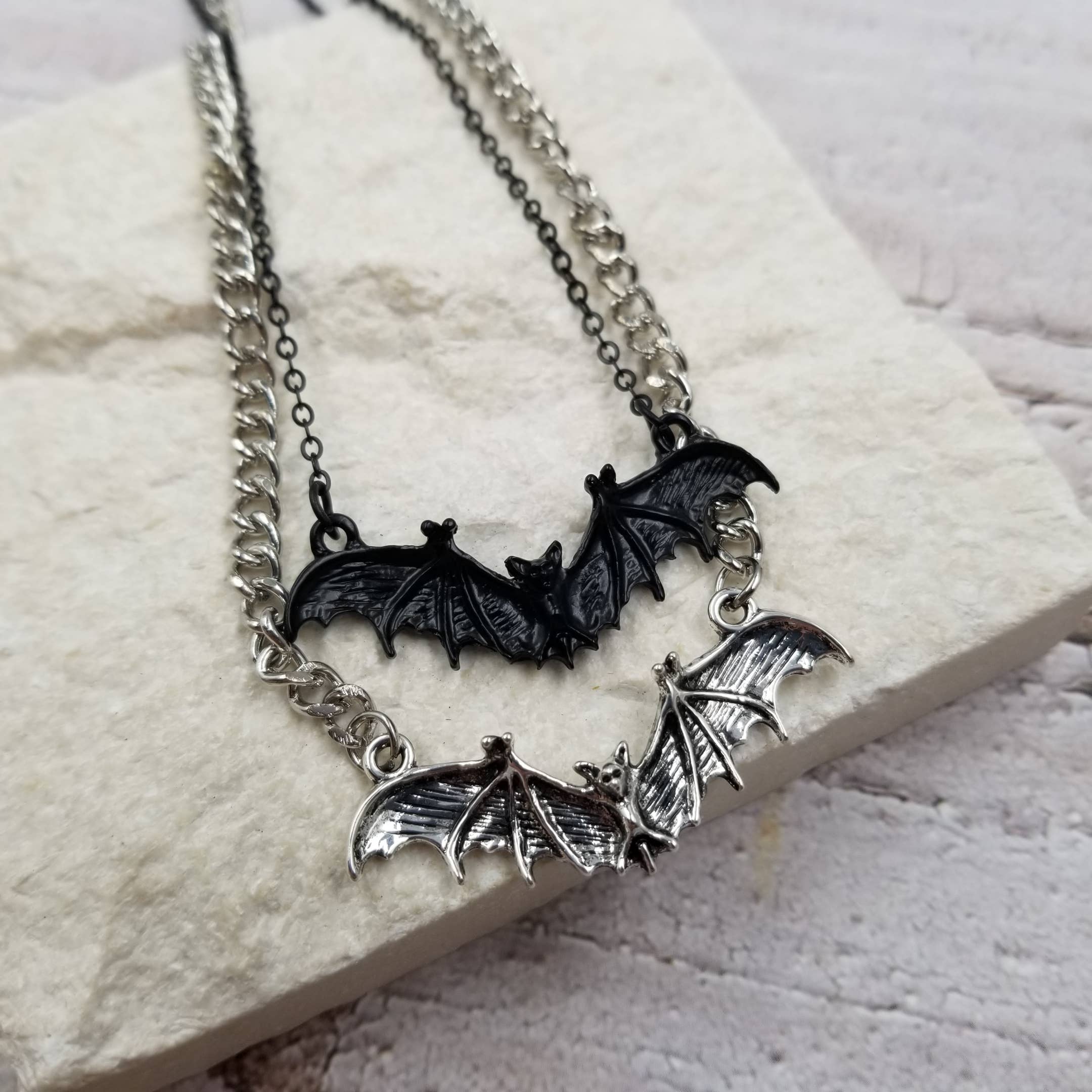 Halloween Bat Necklace