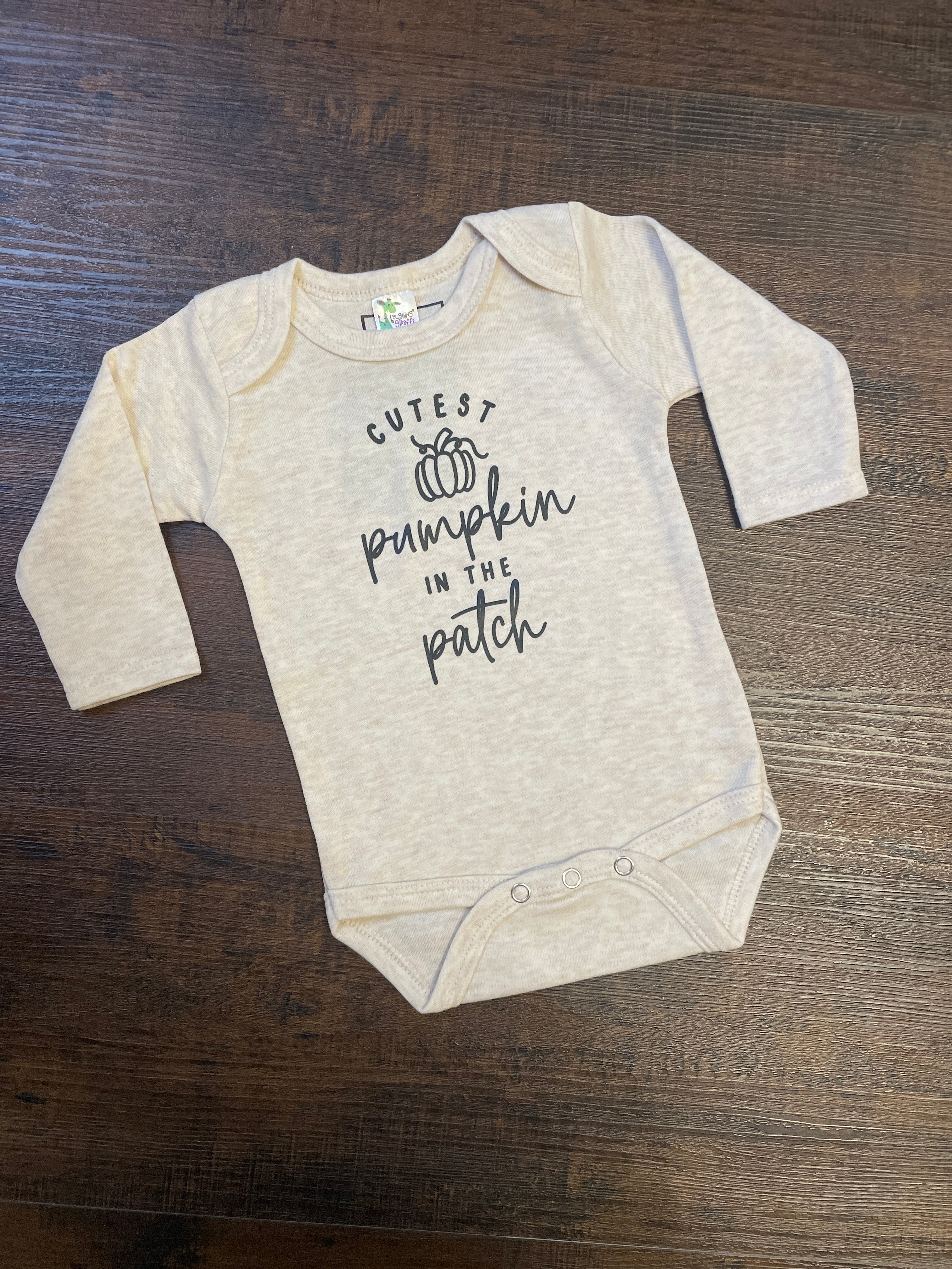 Cutest Pumpkin in the Patch Baby Onesie