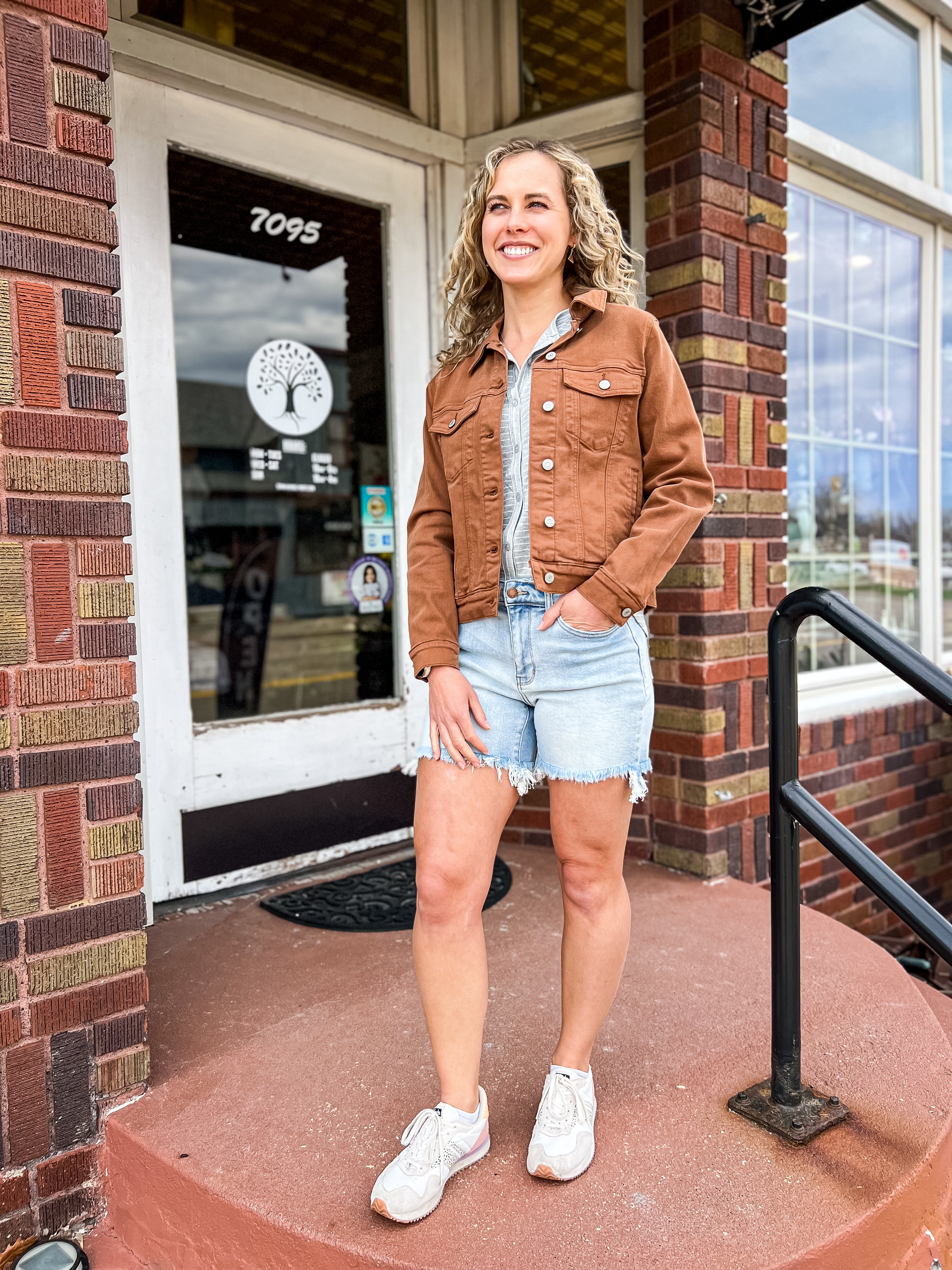 Judy Blue Camel Denim Jacket