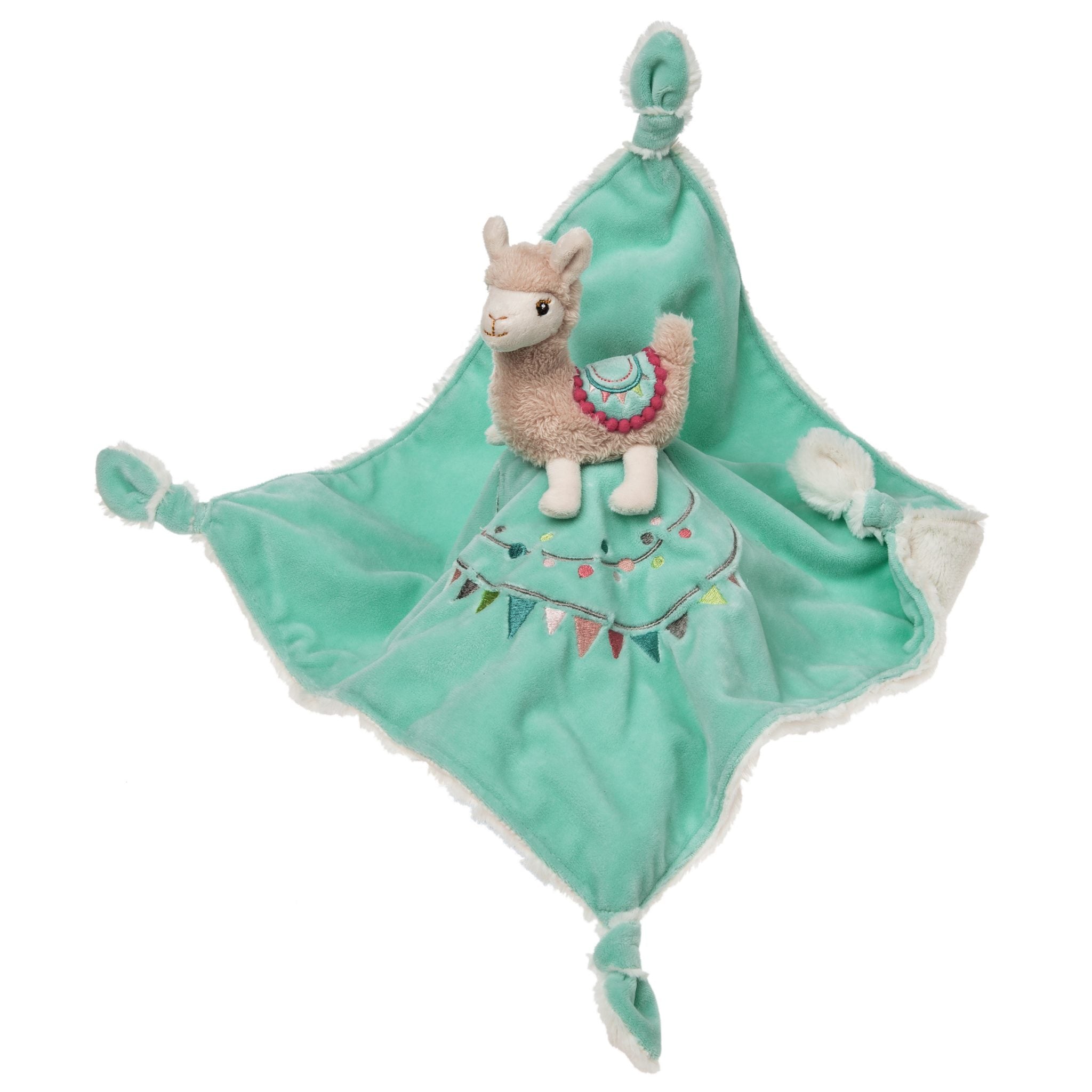 Lily Llama Rattle Blanket