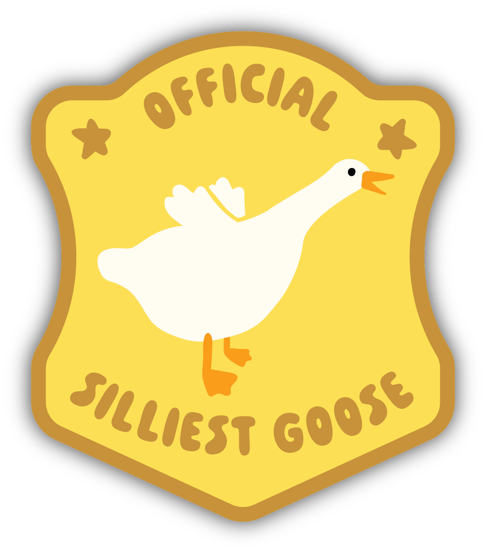 Official Silliest Goose Sticker