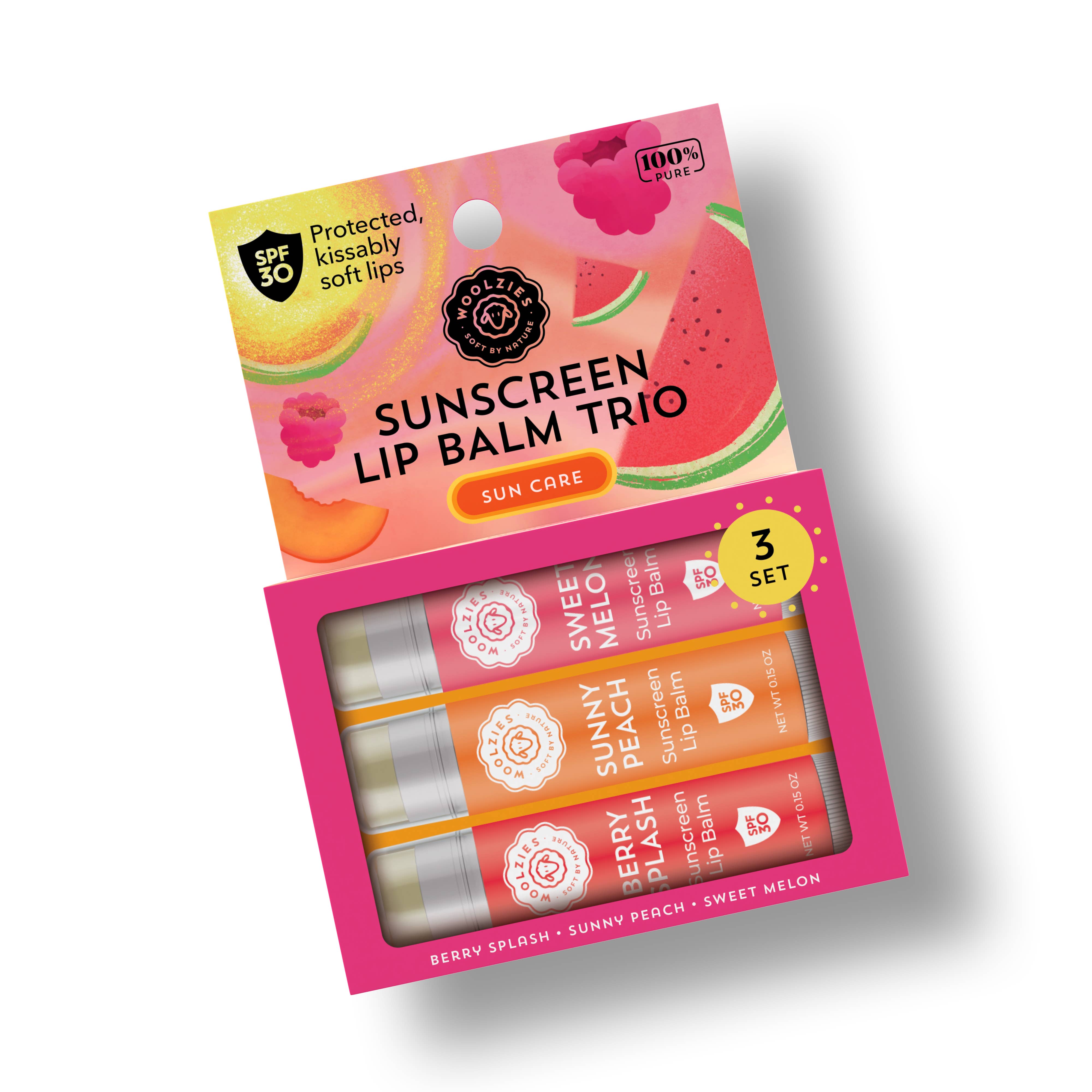 SPF Sunscreen Lip Balm Summer Trio