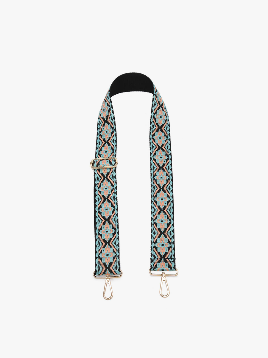 Turquoise Tribal Guitar Bag Strap