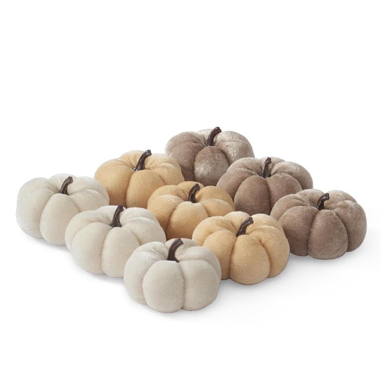 Velvet Mini Pumpkins