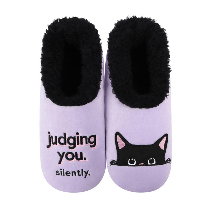 Judging You Silently Snoozies Slippers