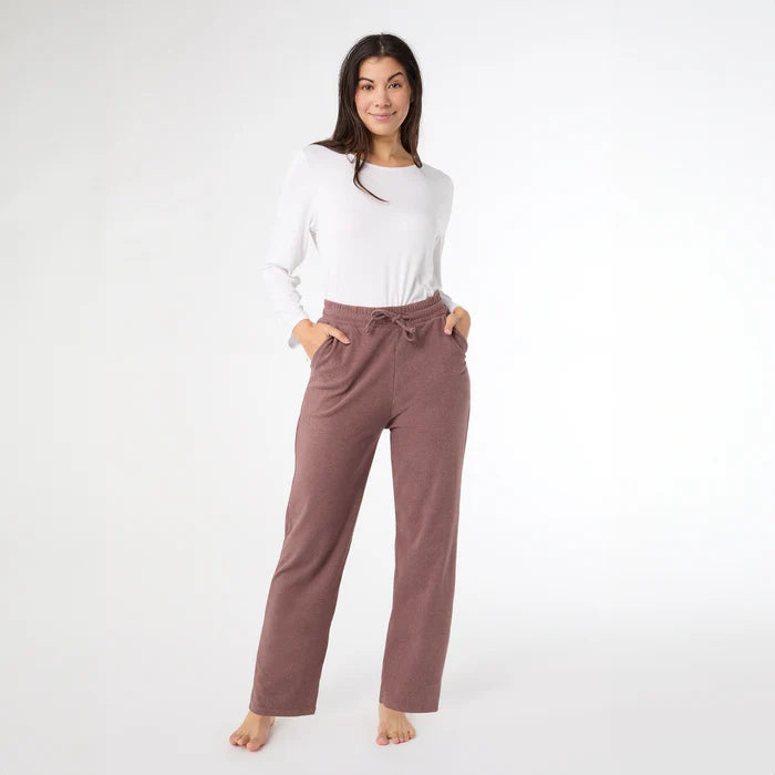 Weekend Brushed Wide Leg Lounge Pant