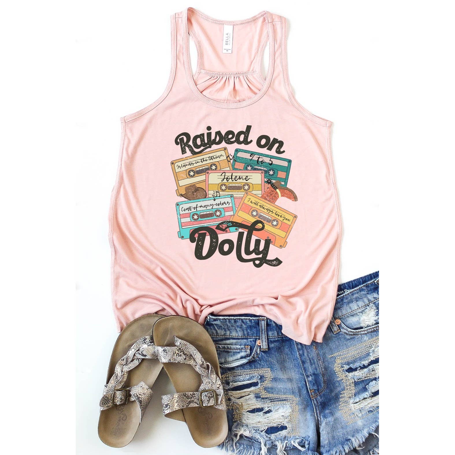 Raised On Dolly Cassettes Tank Top