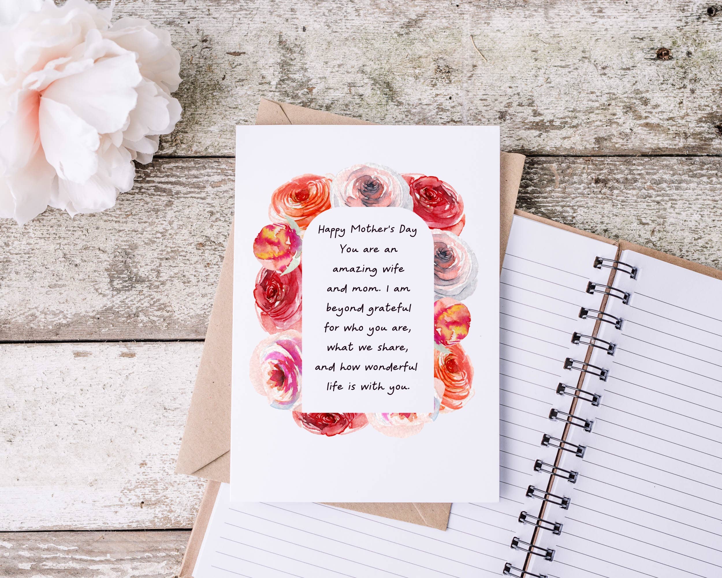 Amazing Wife Mother's Day Card