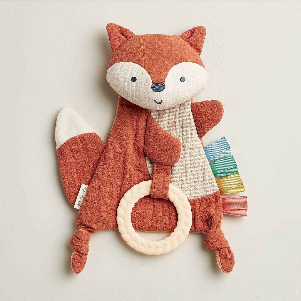 Bitzy Crinkle™ Sensory Toy with Teether