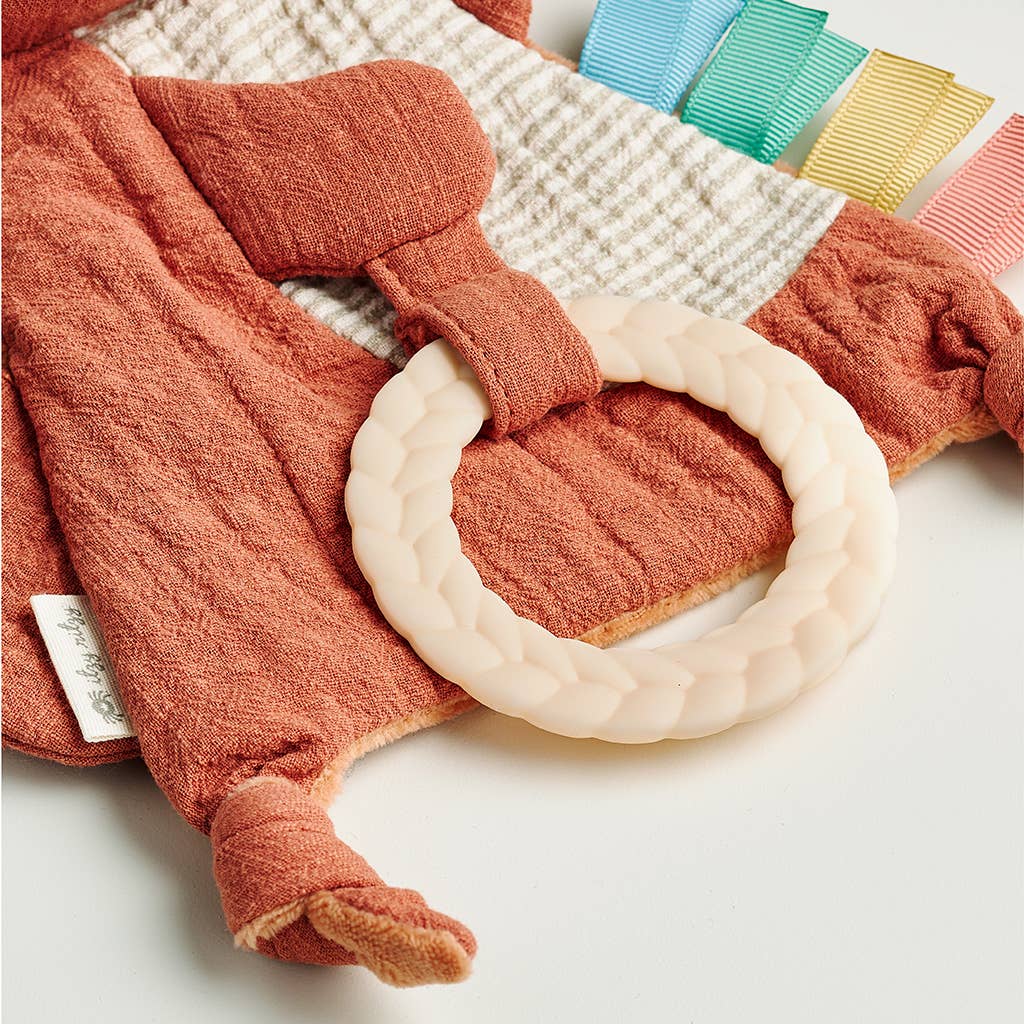 Bitzy Crinkle™ Sensory Toy with Teether