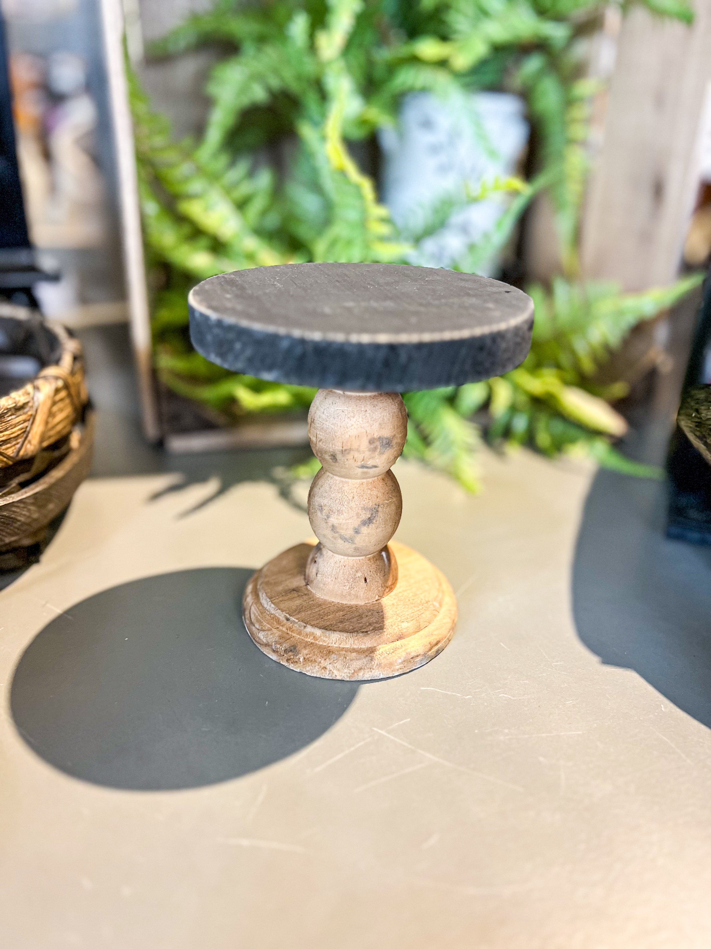 Black Top Mini Wood Risers