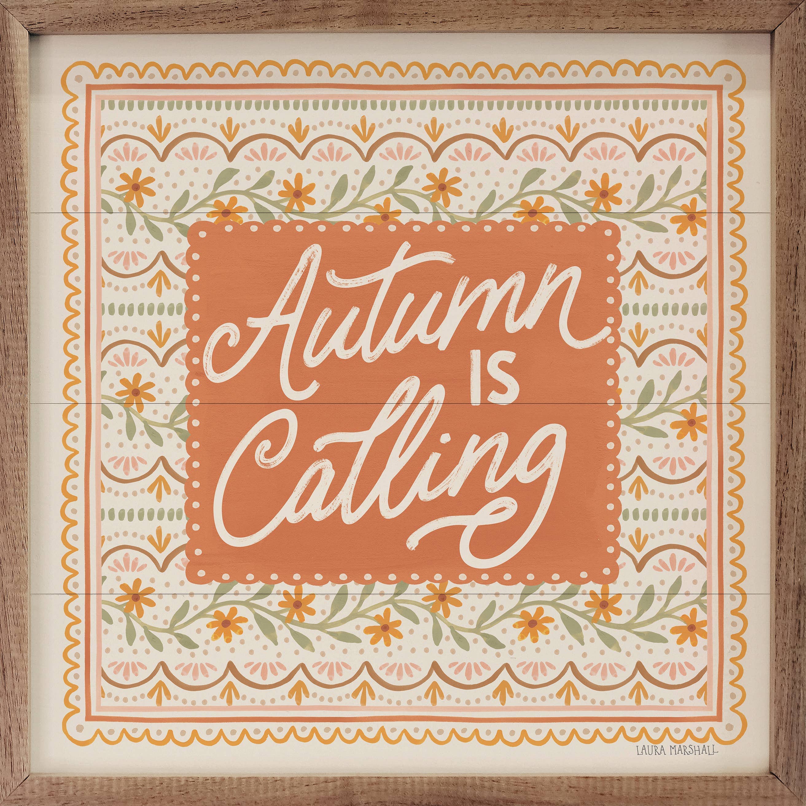 Blooming Autumn Is Calling Sign