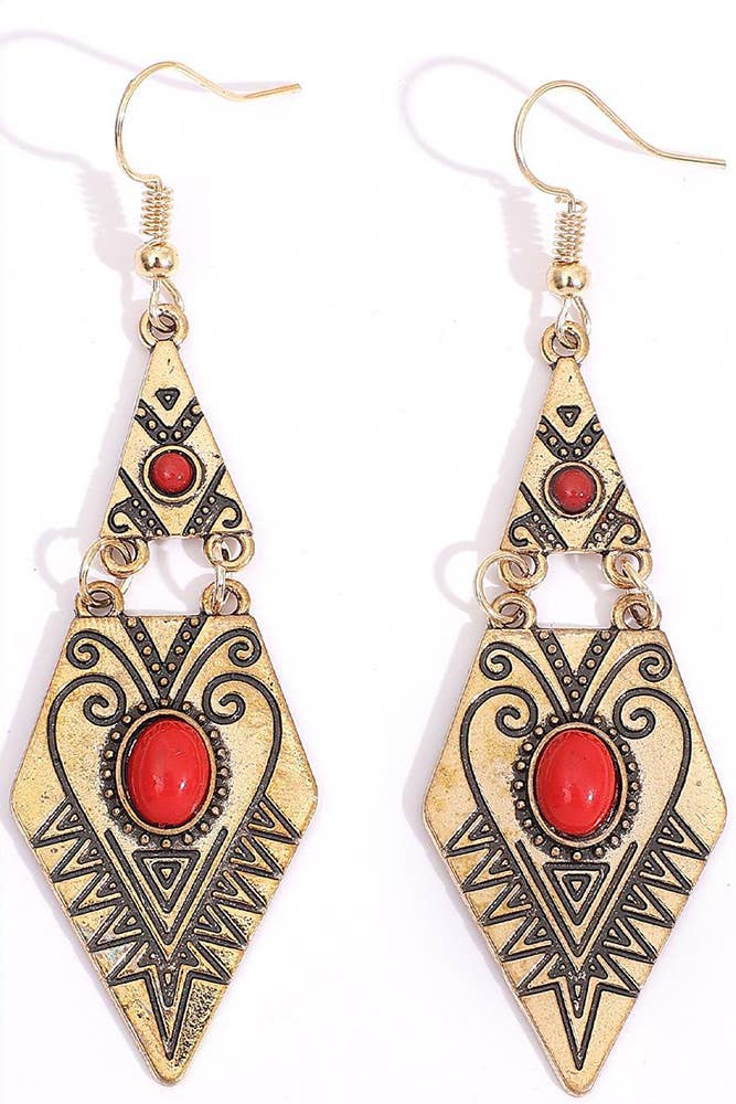 UNISHE Earrings Boho Diamond Gold Earrings