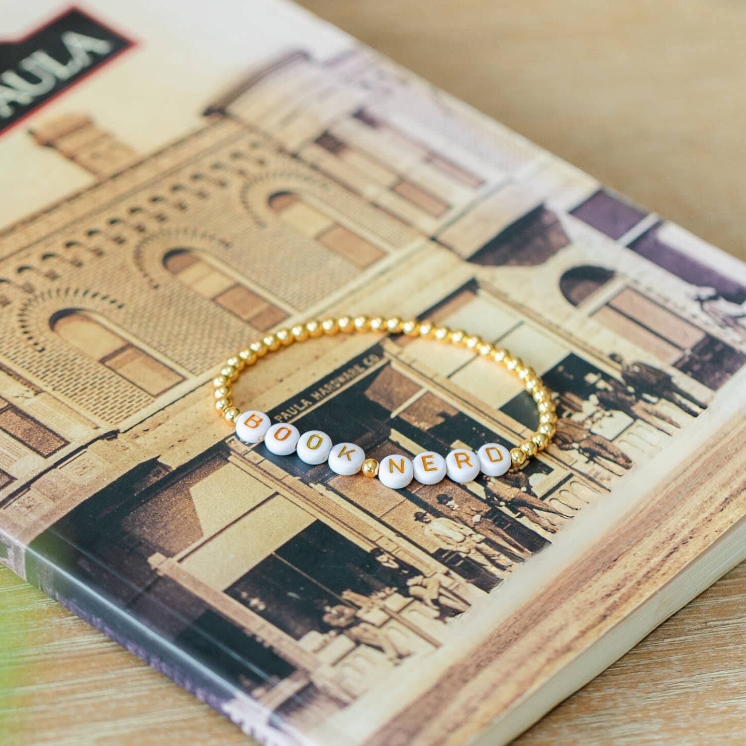Book Nerd Beaded Bracelet