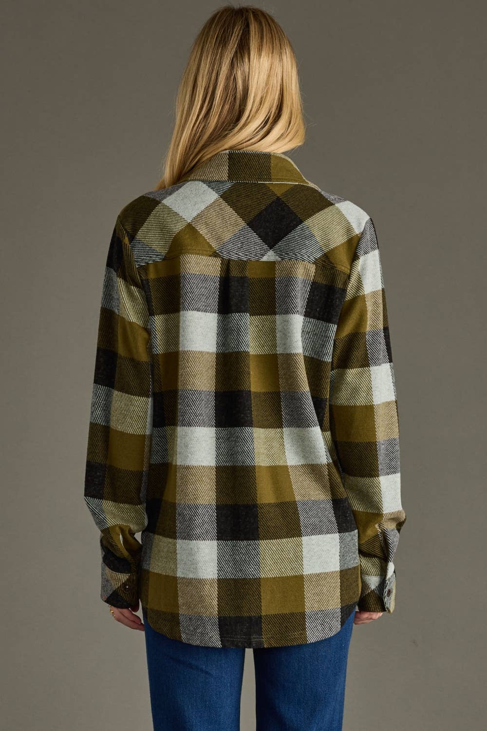 Olive & Black Plaid Super Soft Flannel