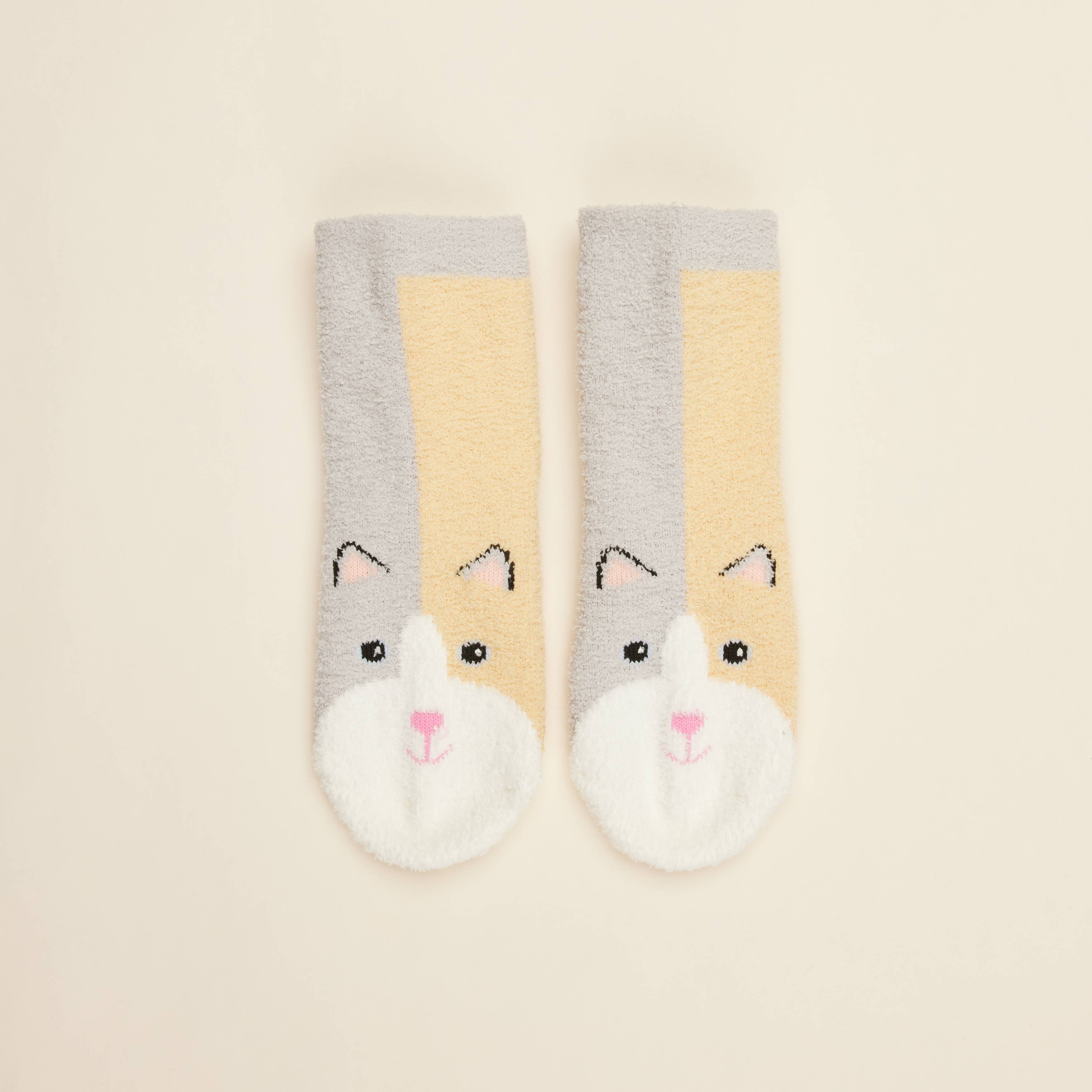 Calico Cat Crew Kids Slipper Socks