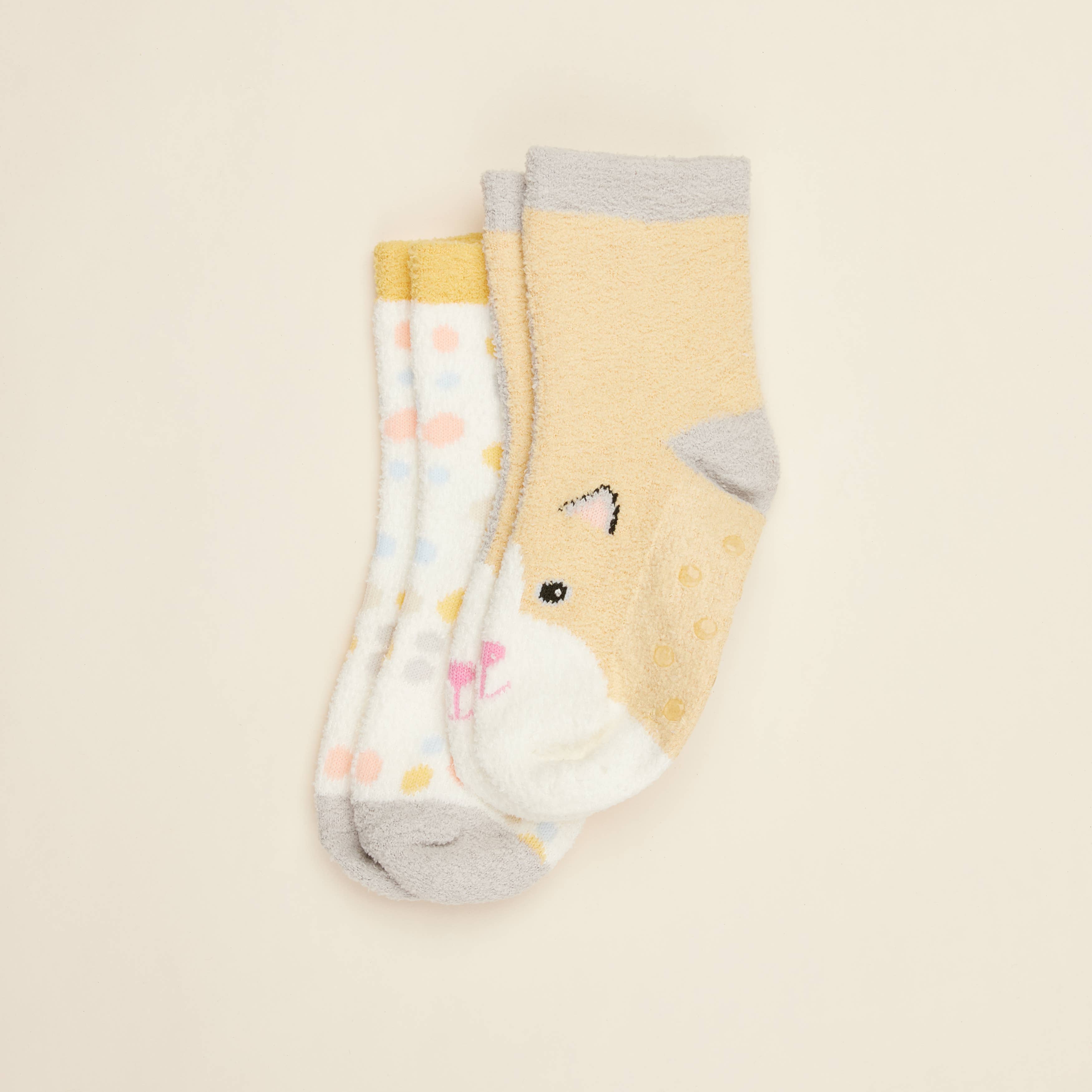 Calico Cat Crew Kids Slipper Socks