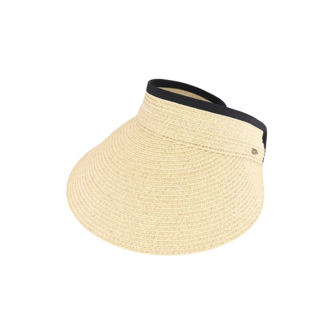 Adjustable Straw C.C Sun Visor