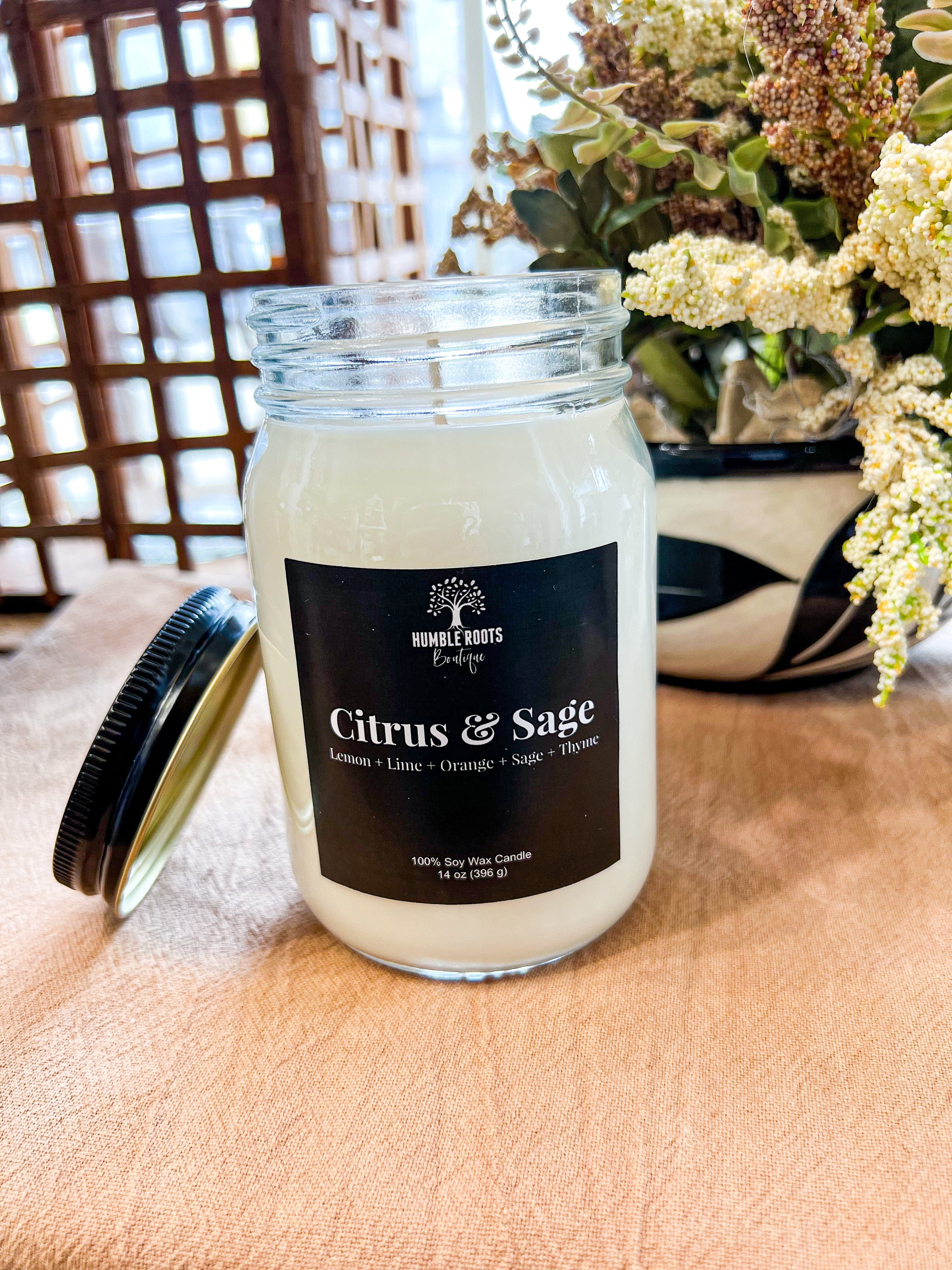 Citrus & Sage Soy Candle