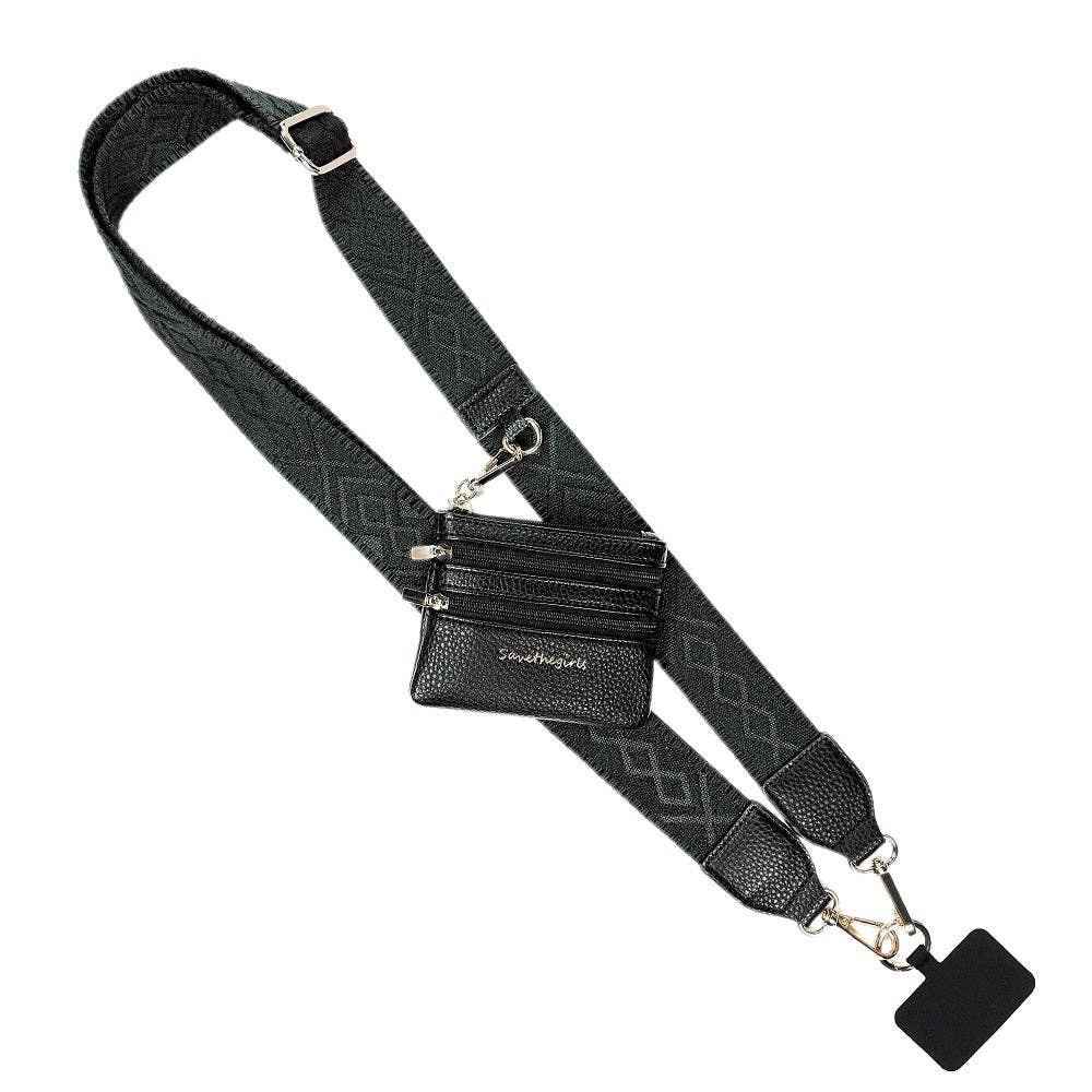 Classic Diamond Pattern Clip & Go Strap