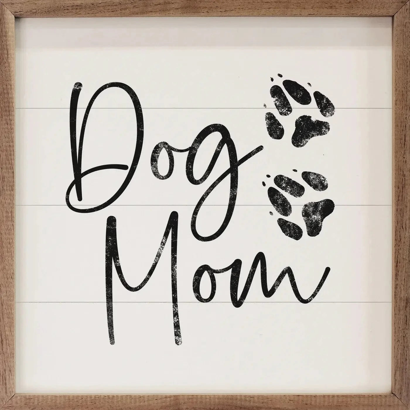 Kendrick Home Wall art Dog Mom Paw Prints