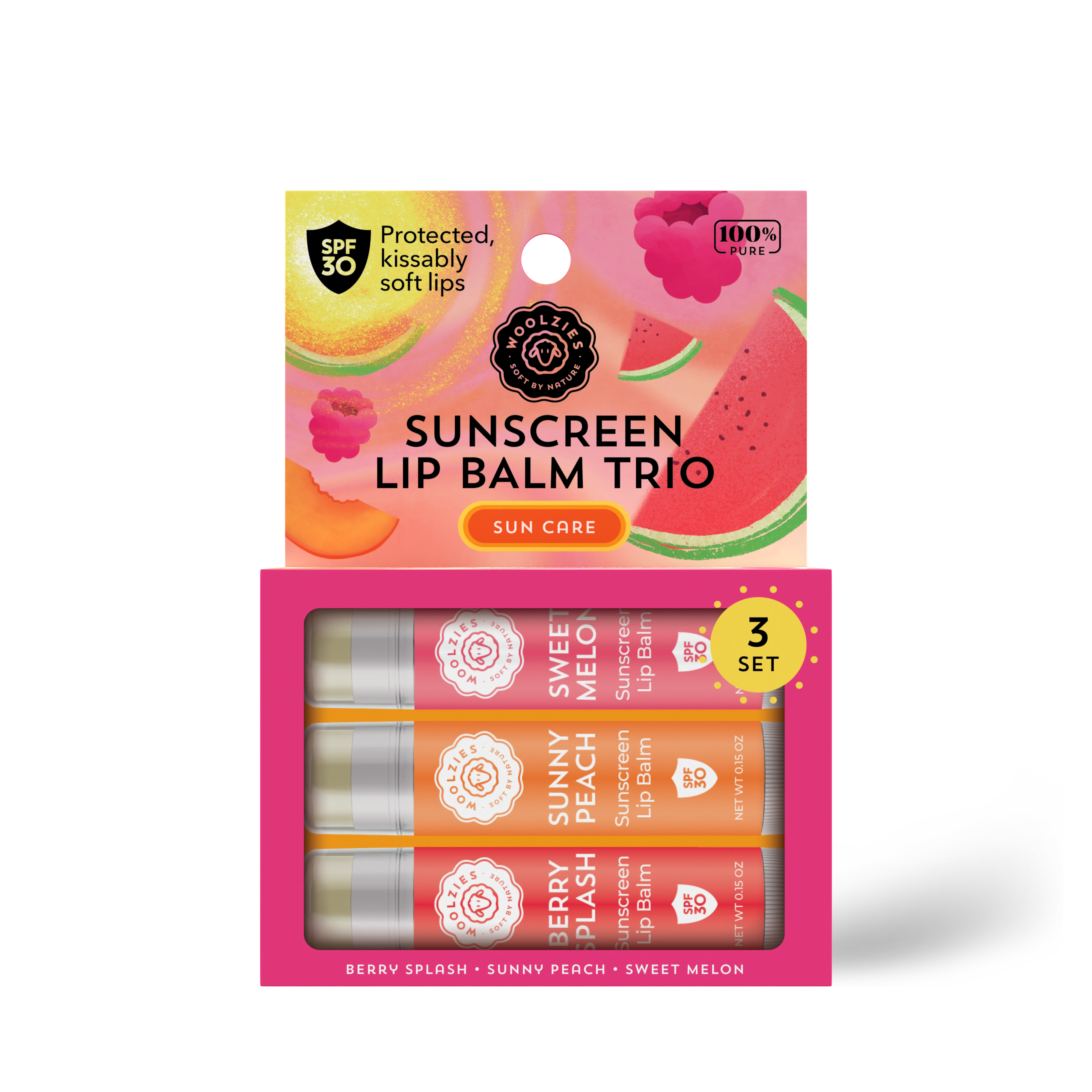 SPF Sunscreen Lip Balm Summer Trio